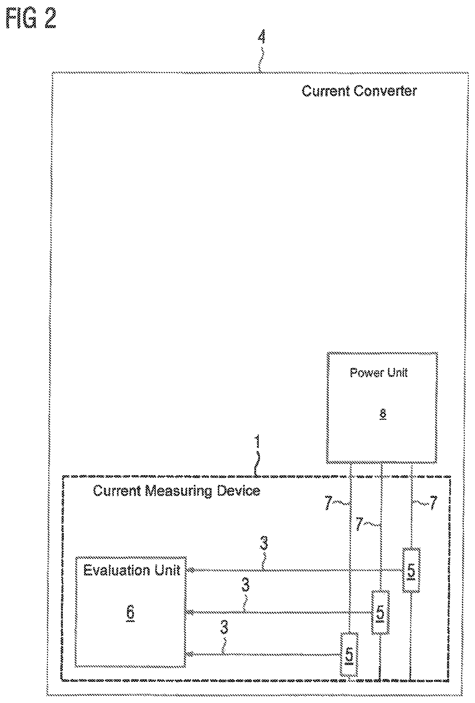 Patent US12174224 Figure 2 – Current measuring device with hall sensors