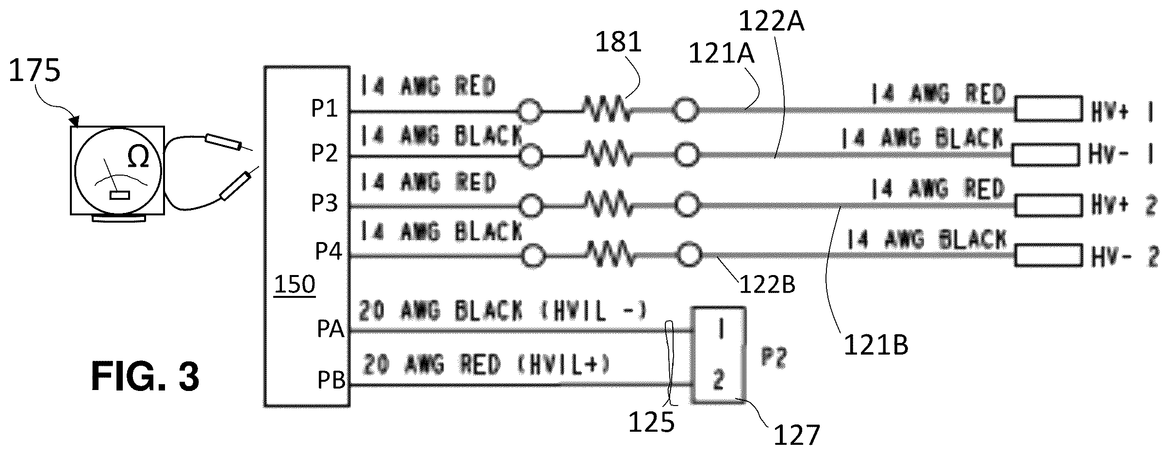 Patent US12174226 Figure 4 – Redundant verifiable high voltage measurement port for traction inverter and high voltage distribution