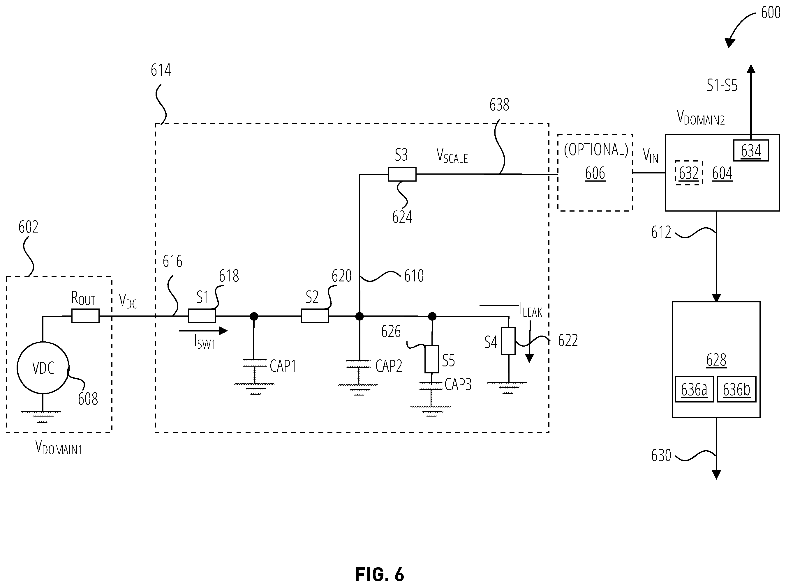 Patent US12174227 Figure 6 – Measuring voltage level of a voltage node utilizing a measurement integrated circuit
