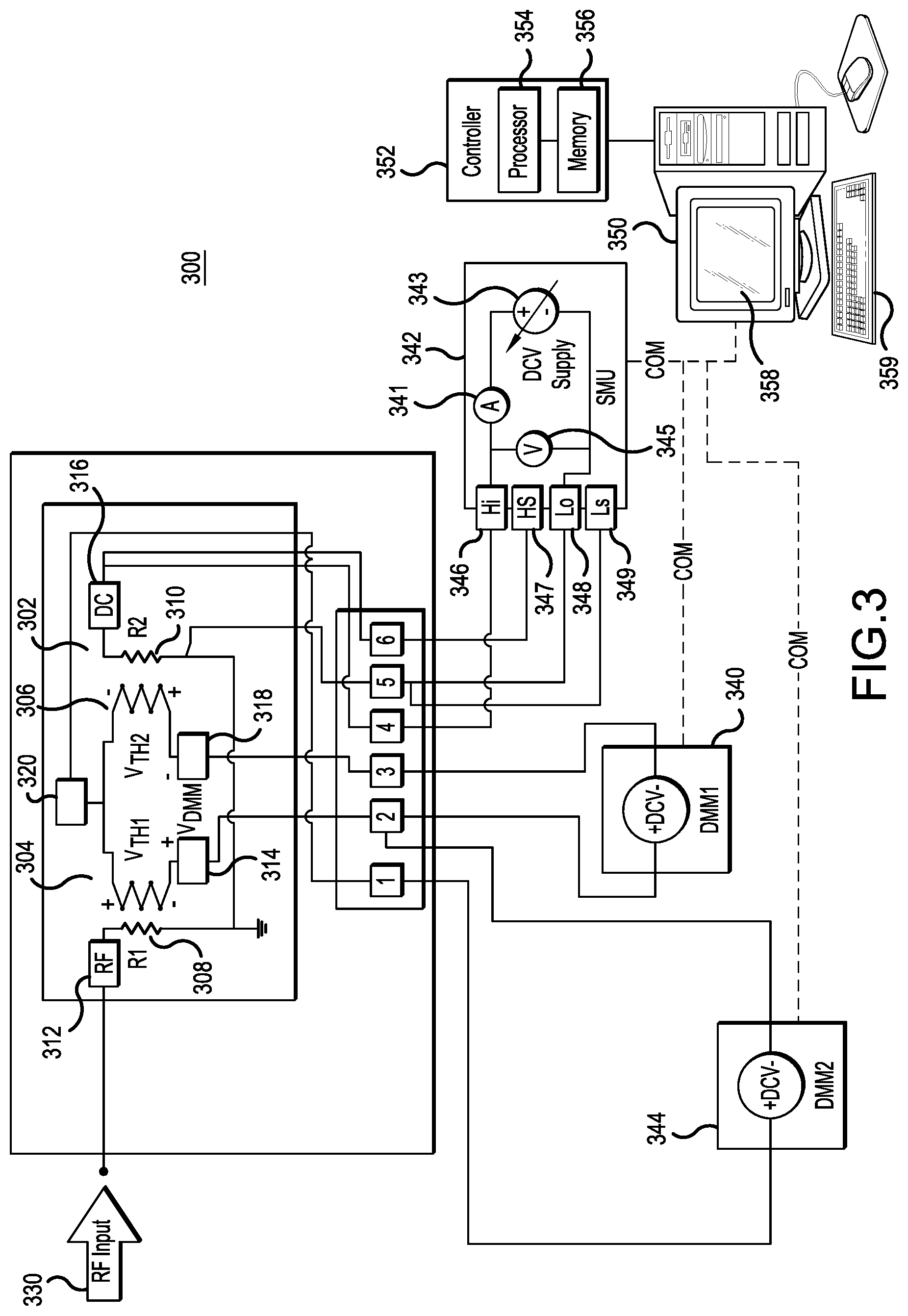 Patent US12174228 Figure 3 – Thermoelectric power meter