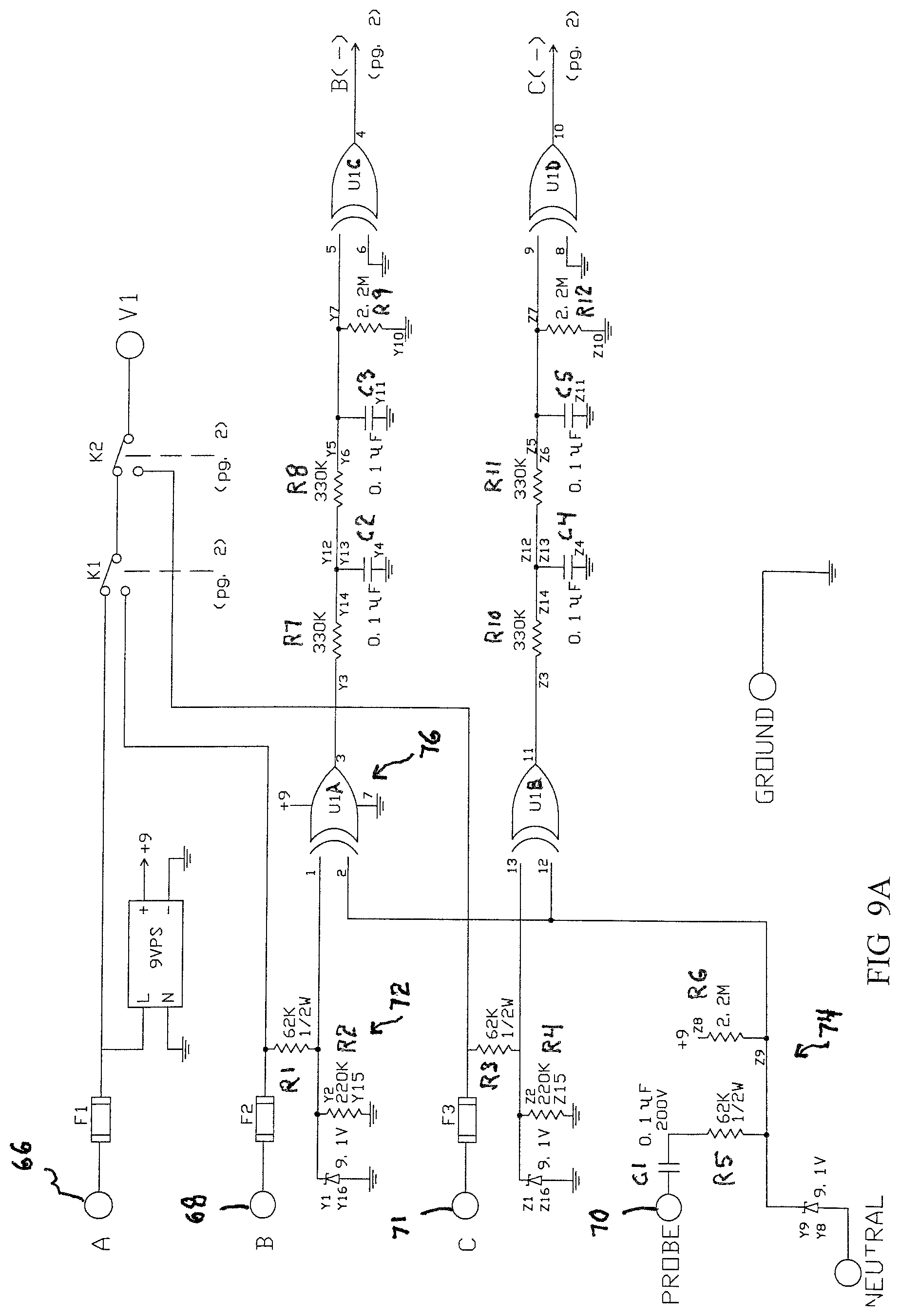 Patent US12174235 Figure 9 – System and method for testing electrical circuits in residential and commercial premises