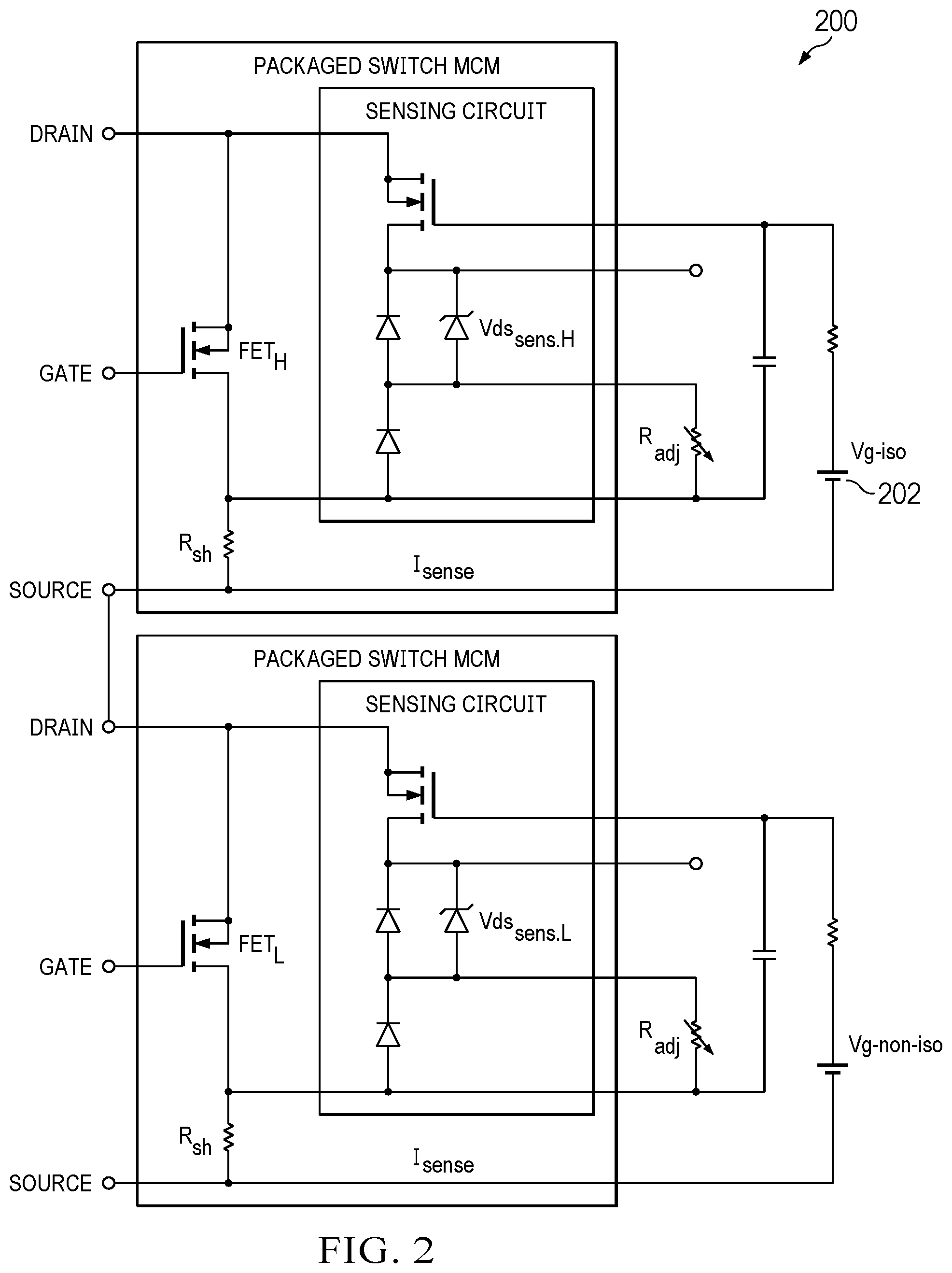 Patent US12174237 Figure 2 – Onboard circuits and methods to predict the health of critical elements