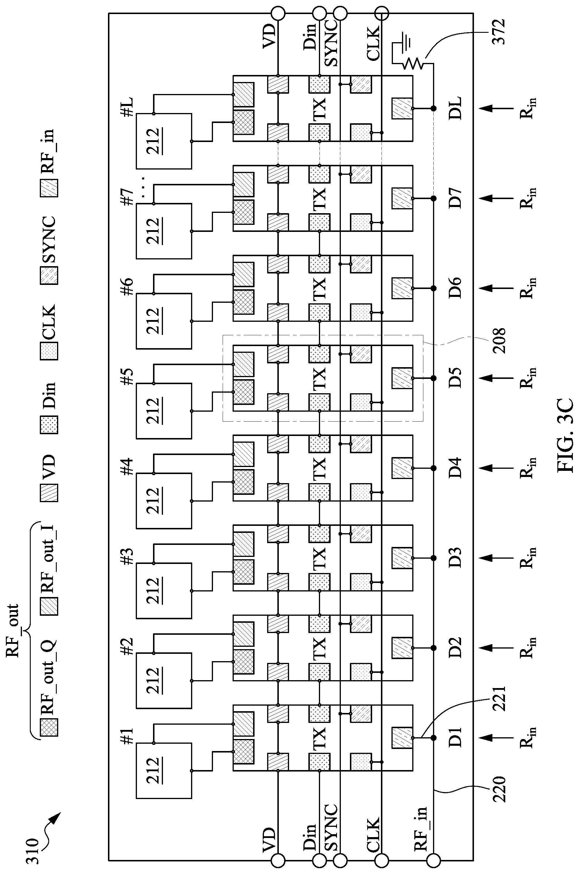 Patent US12174243 Figure 6 – Probe assembly, system and method for testing rf device of phased array antenna