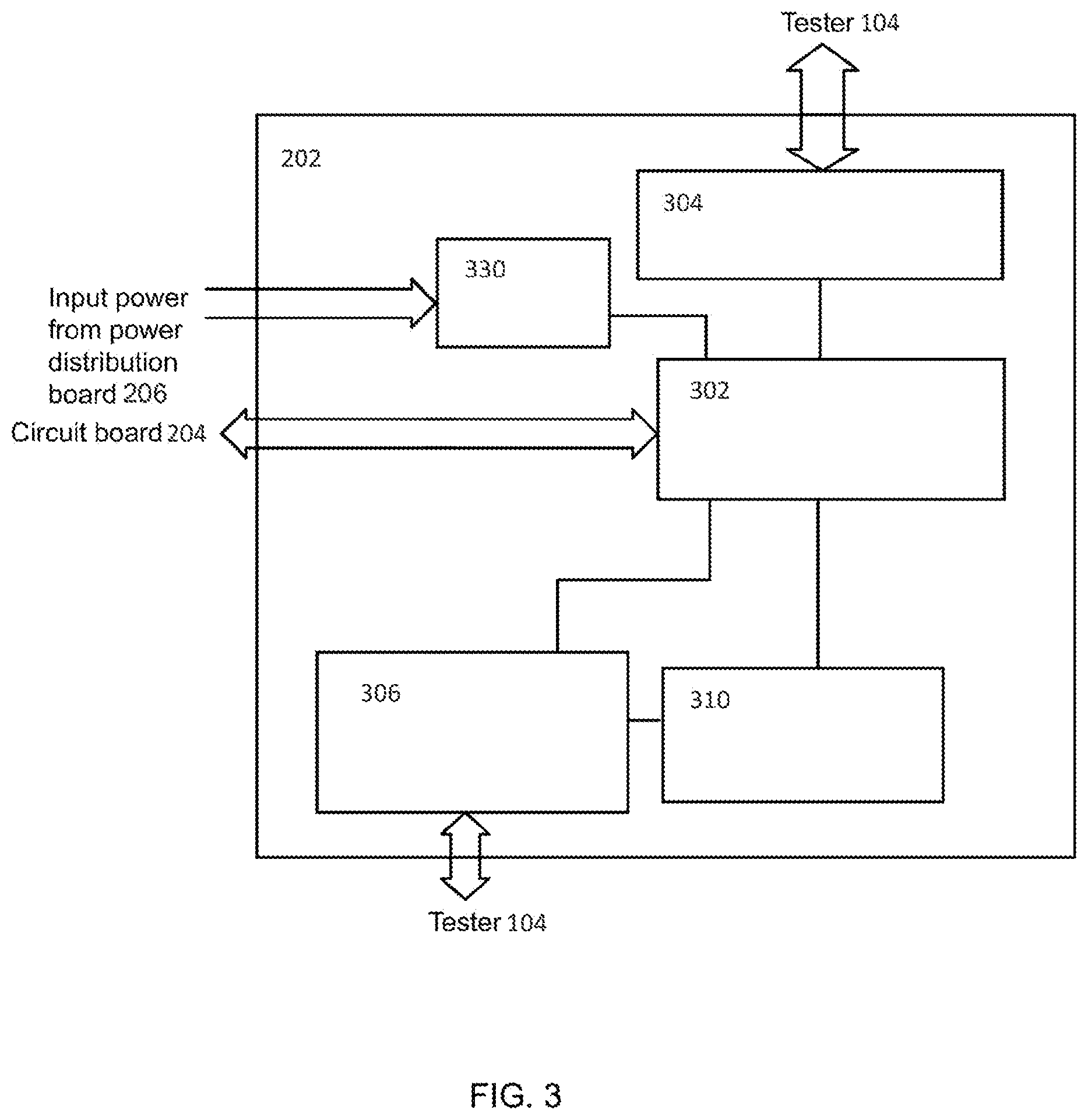 Patent US12174244 Figure 3 – Device under test simulation equipment