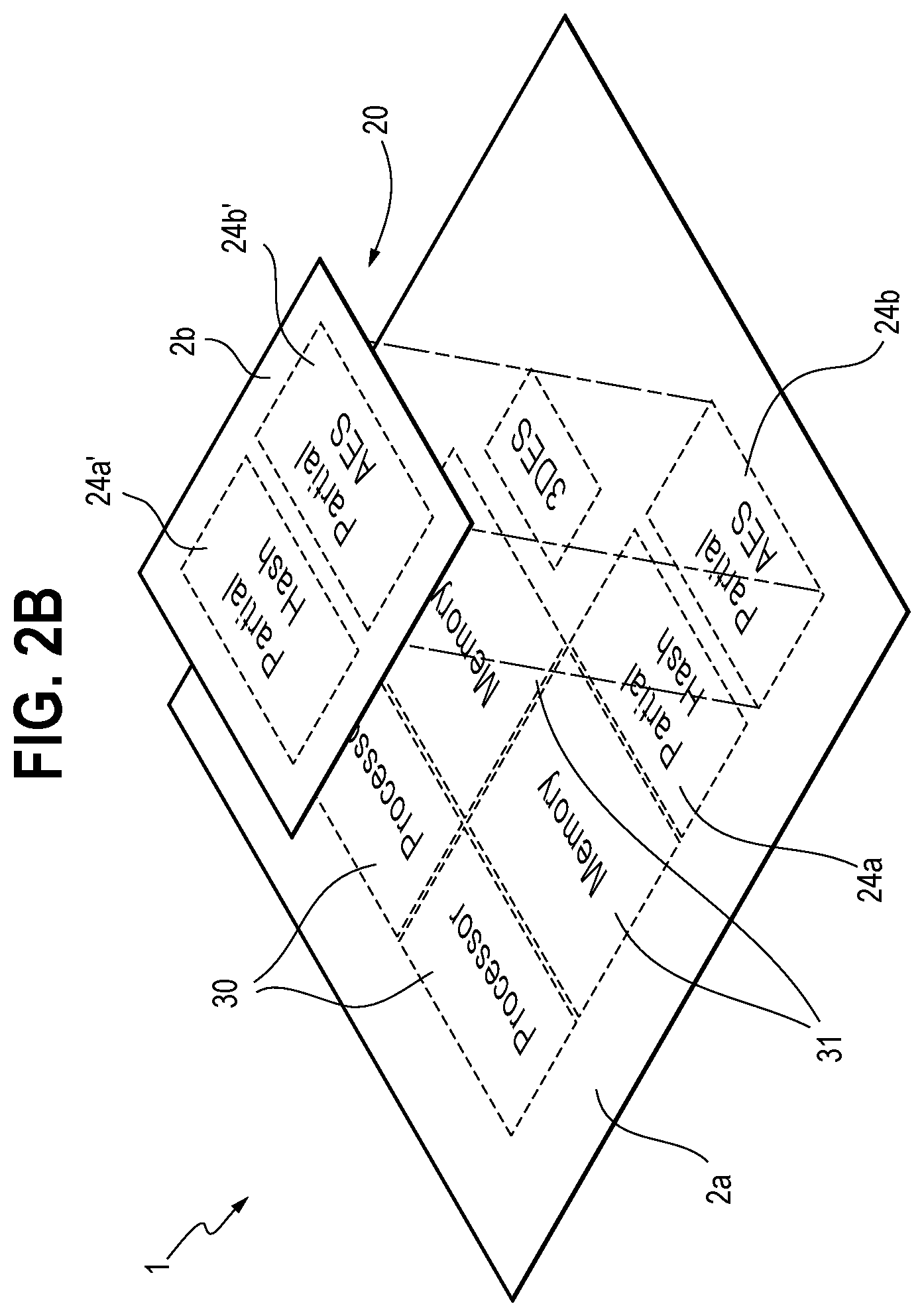 Patent US12174246 Figure 3 – Security circuitry for bonded structures