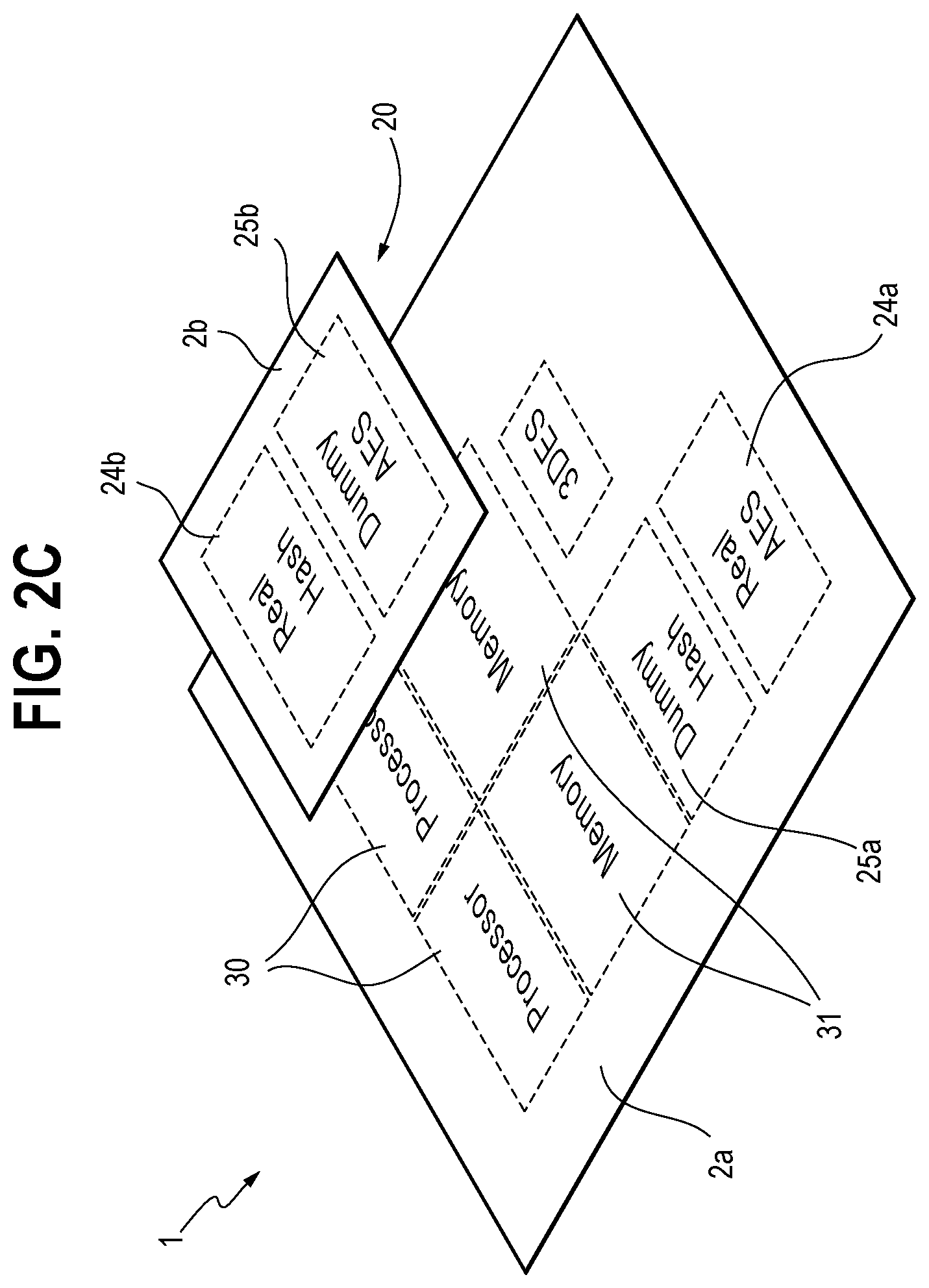 Patent US12174246 Figure 4 – Security circuitry for bonded structures