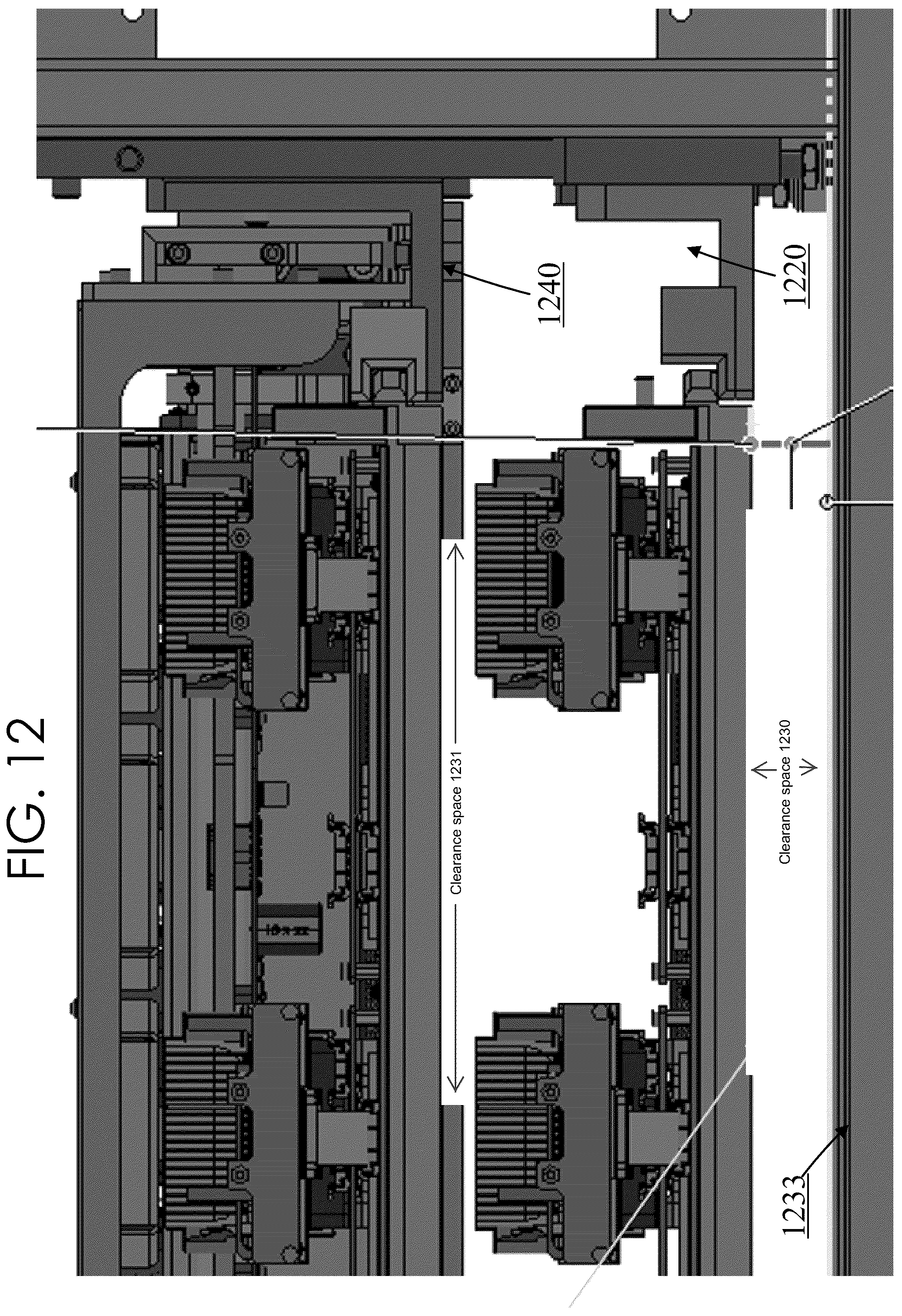 Patent US12174248 Figure 13 – Ergonomic loading for a test interface board (TIB) / burn-in-board (BIB) in a slot-based test system