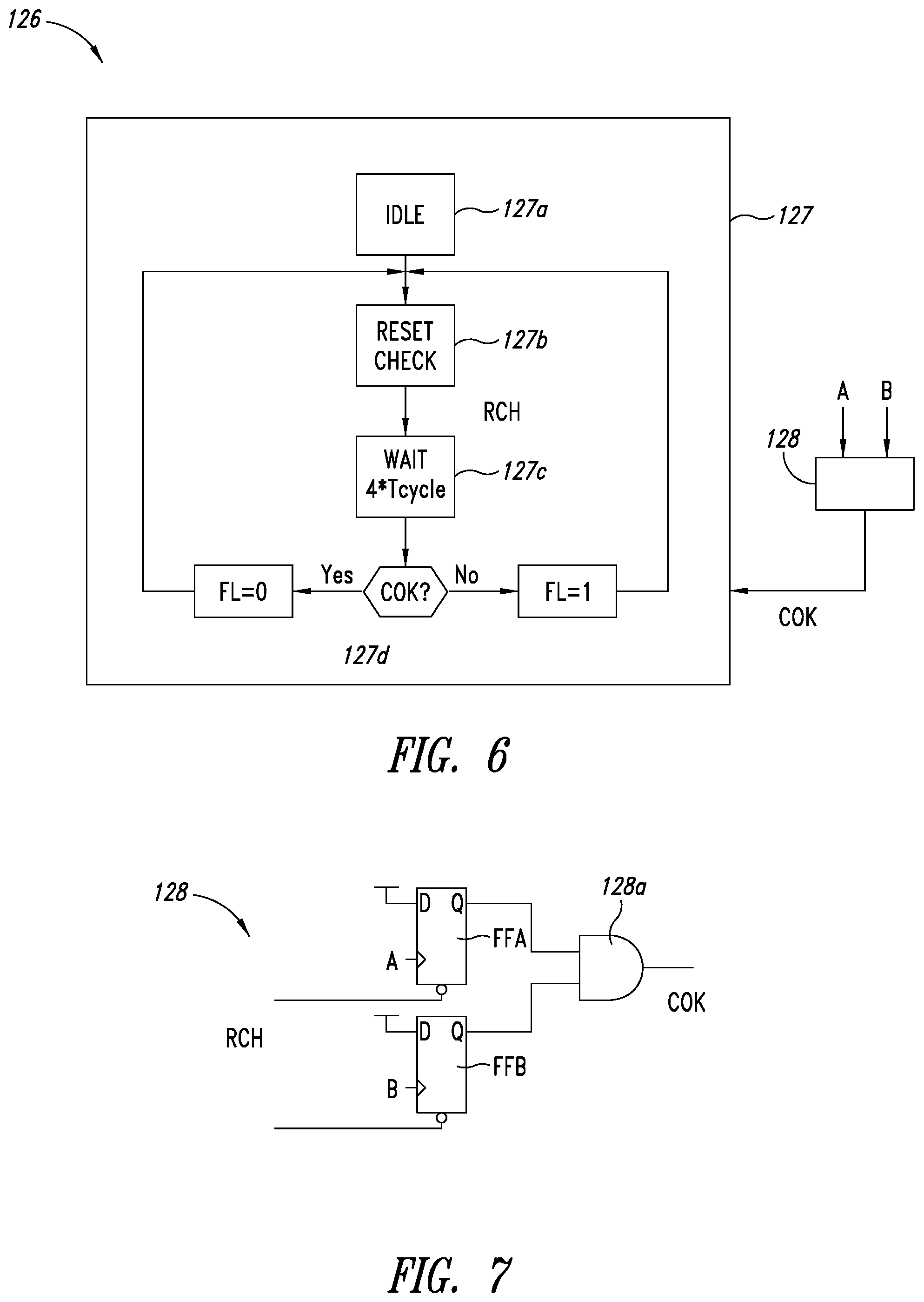 Patent US12174252 Figure 6 – Circuit arrangement for validation of operation of a logic module in a multipower logic architecture and corresponding validation method