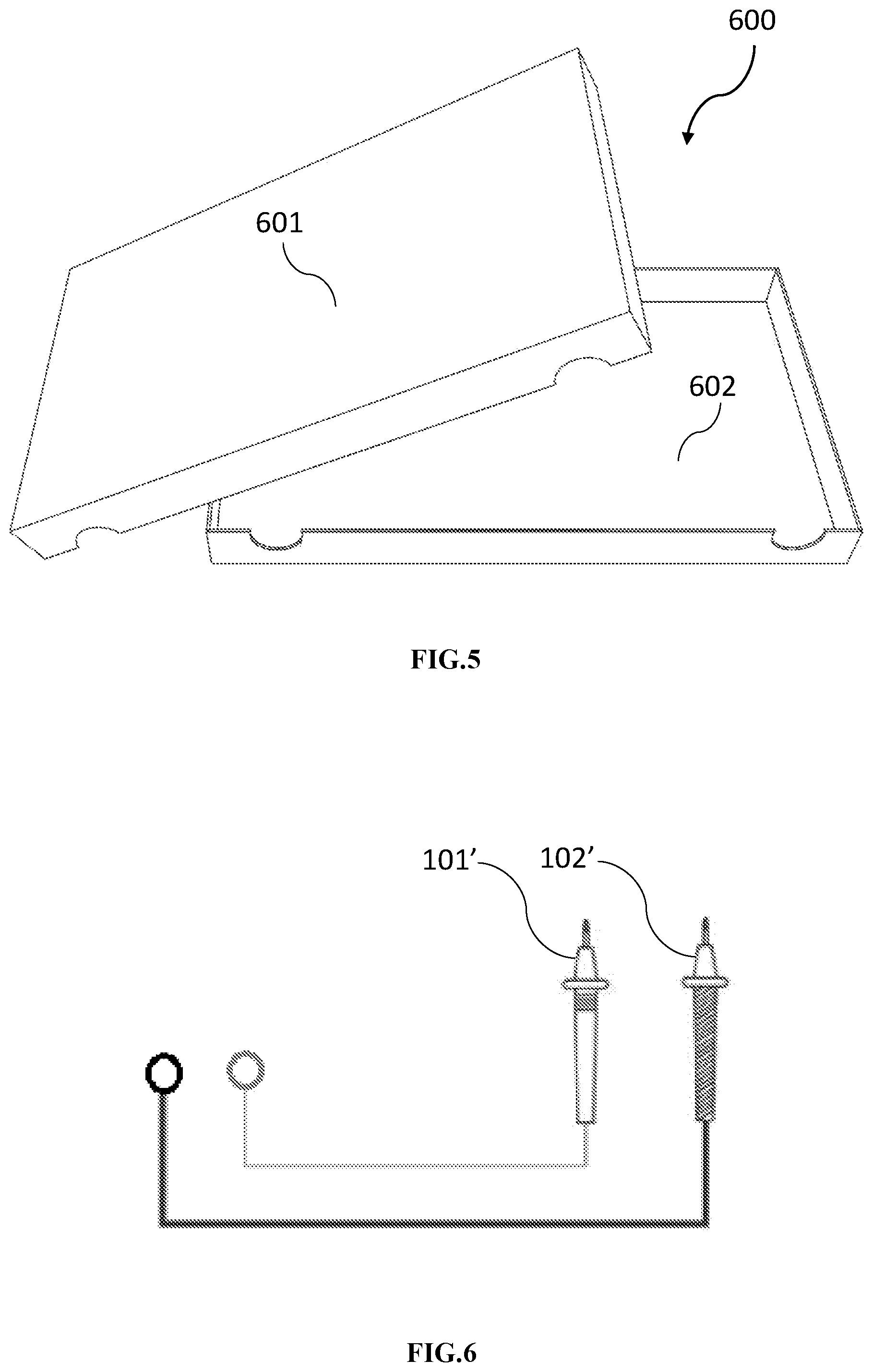 Patent US12174257 Figure 5 – Device for measuring resistance and internal resistance using resonant oscillation