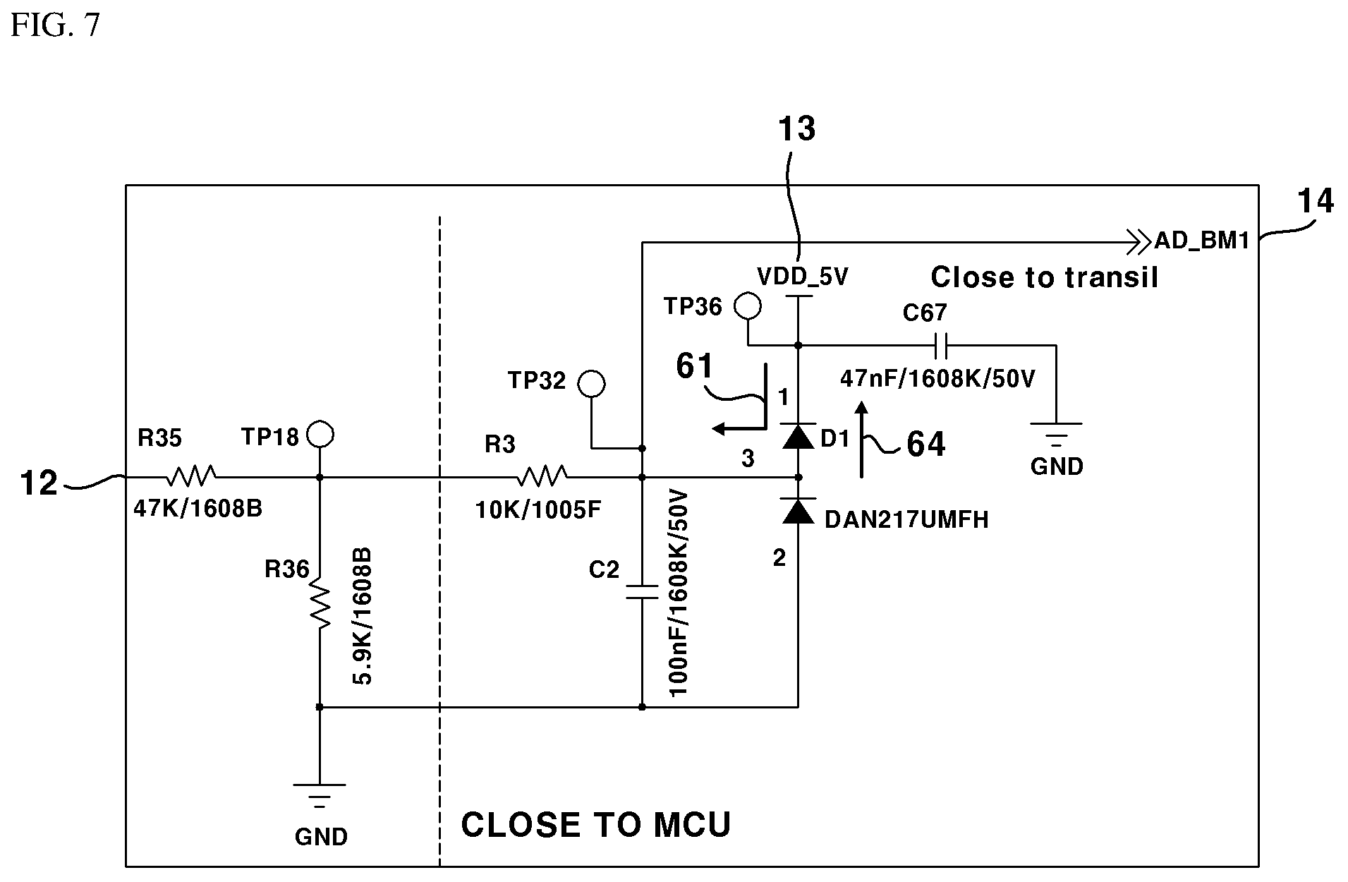 Patent US12174260 Figure 7 – Voltage monitoring circuit