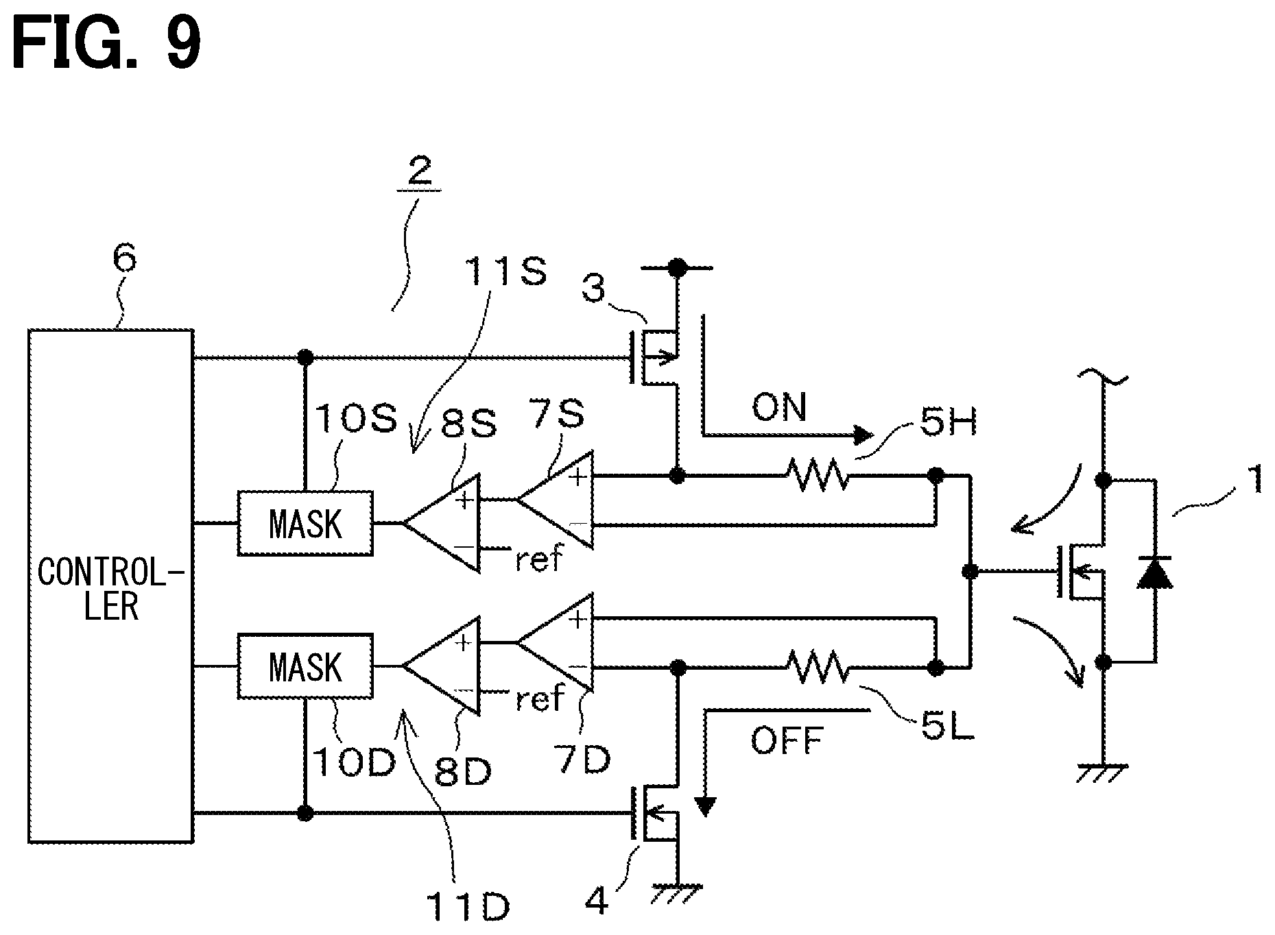 Patent US12174266 Figure 5 – Leakage current detection circuit for semiconductor