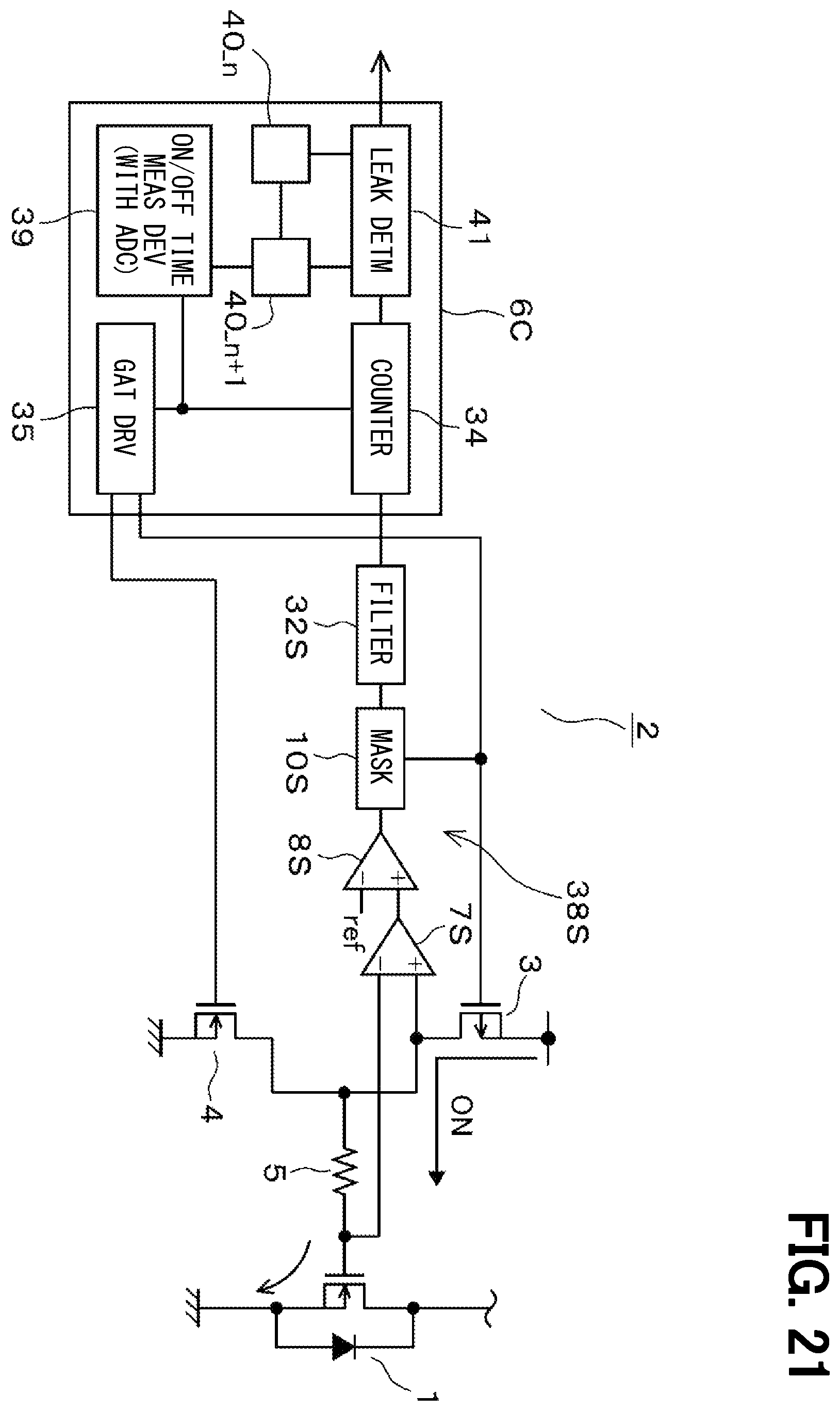 Patent US12174266 Figure 14 – Leakage current detection circuit for semiconductor