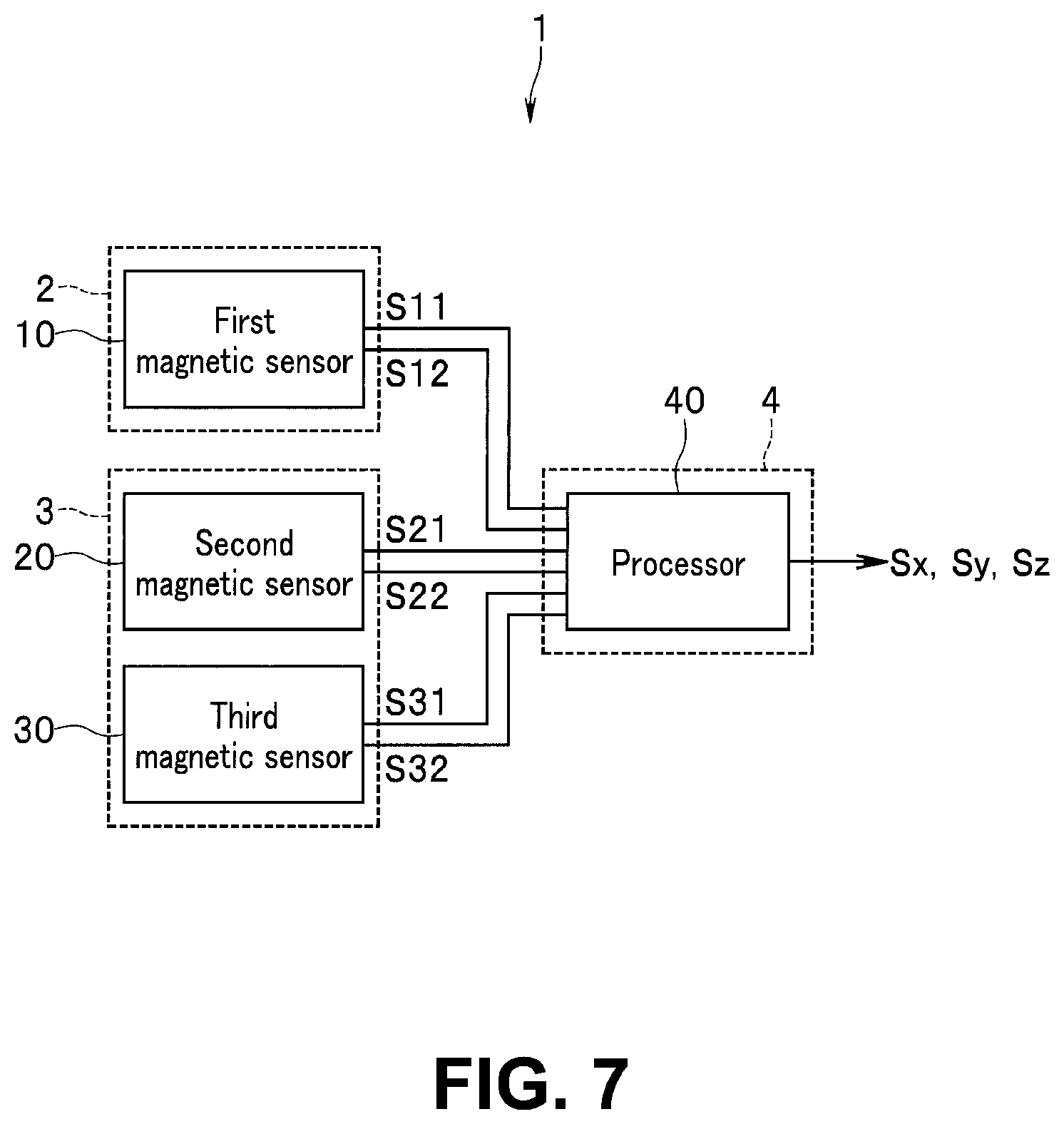 Patent US12174273 Figure 4 – Magnetic sensor device and magnetic sensor system
