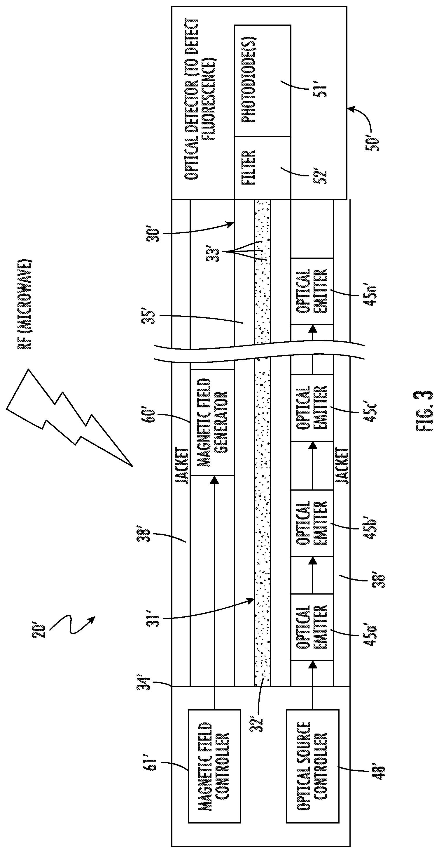 Patent US12174274 Figure 3 – Optical fiber sensing system having glass distributed diamond particles with nitrogen-vacancy (NV) centers and related methods