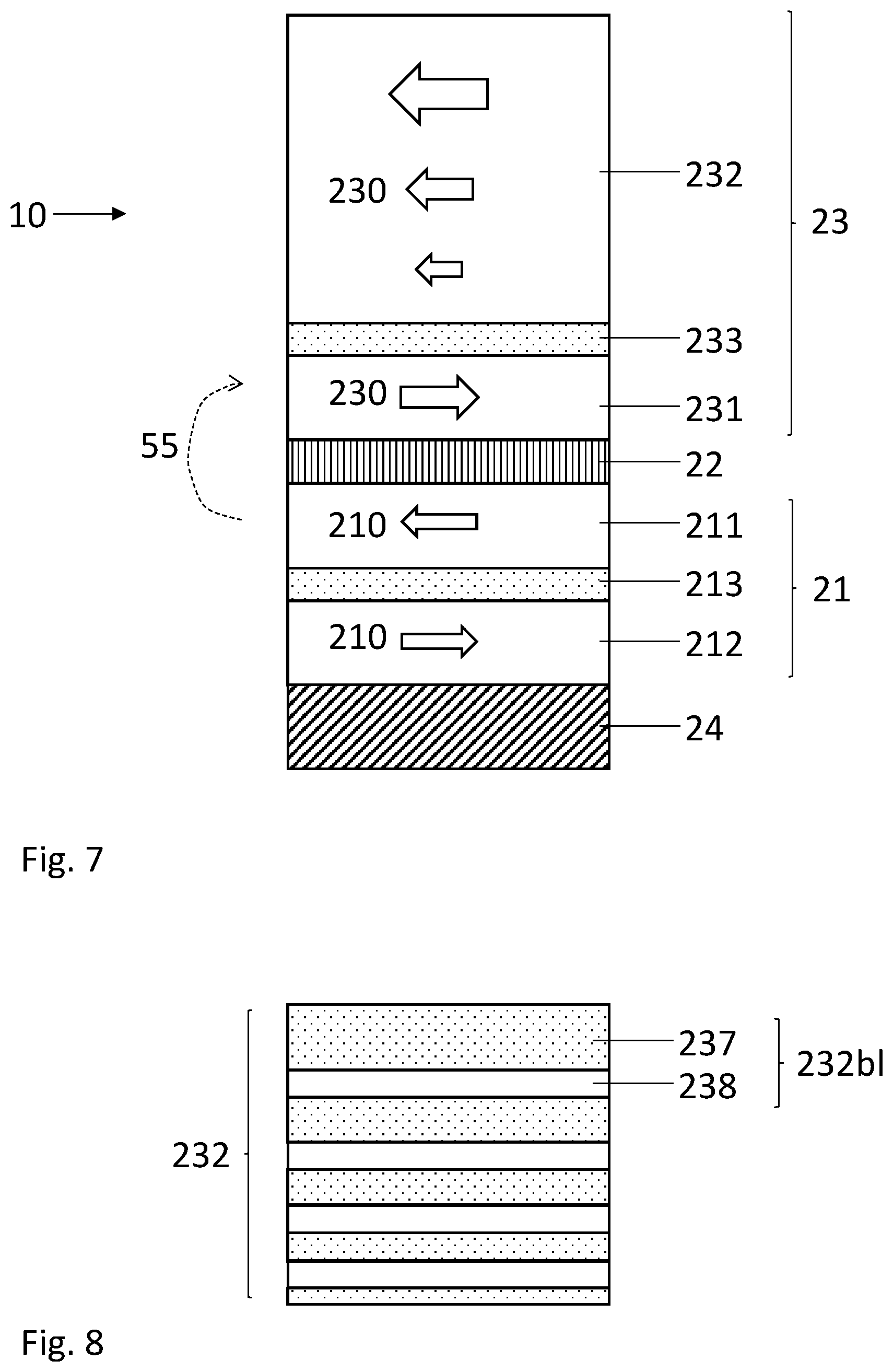Patent US12174276 Figure 4 – Magnetoresistive element for a 2D magnetic sensor having a reduced hysteresis response