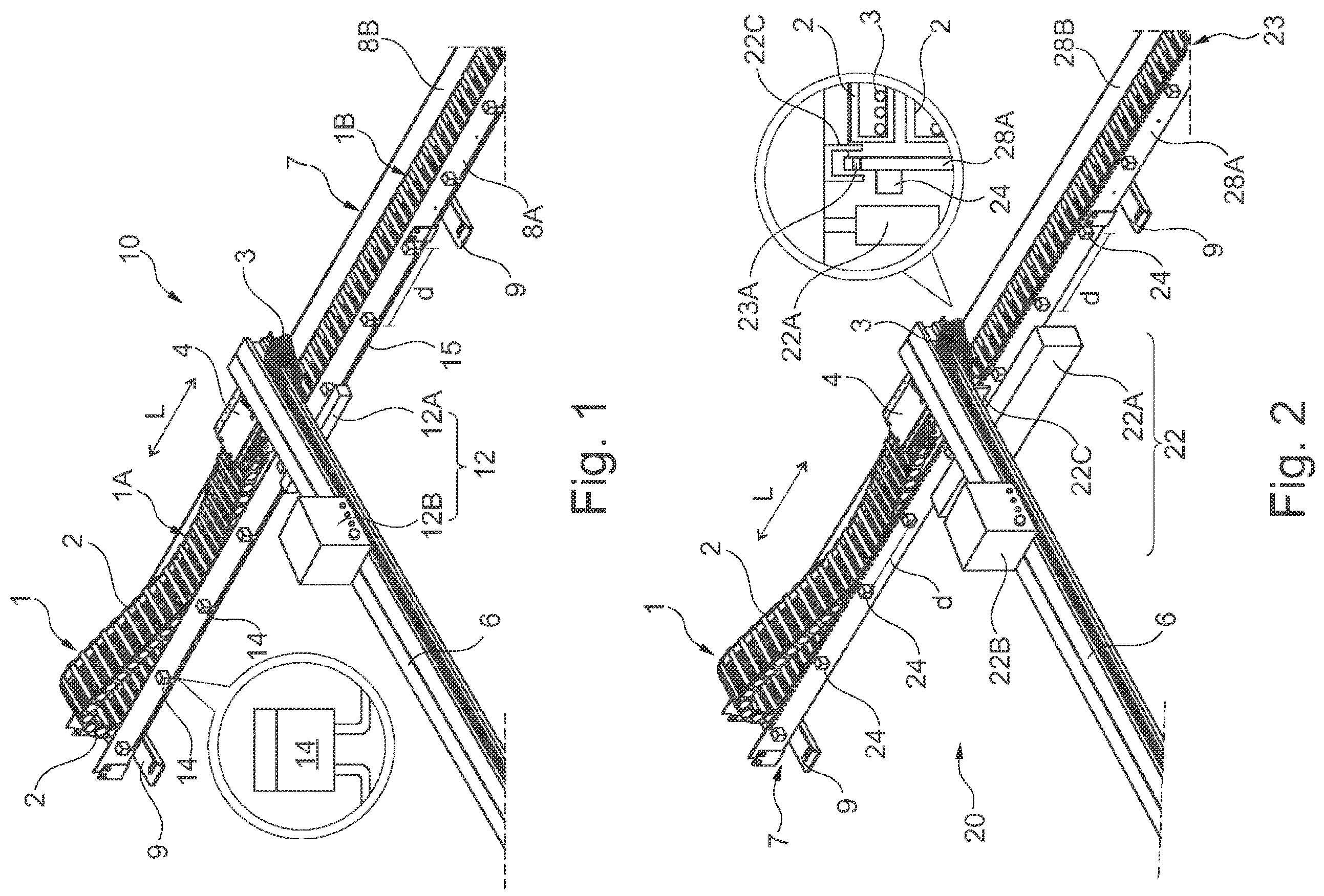 Patent US12174283 Figure 1 – System for position determination using an energy guide chain