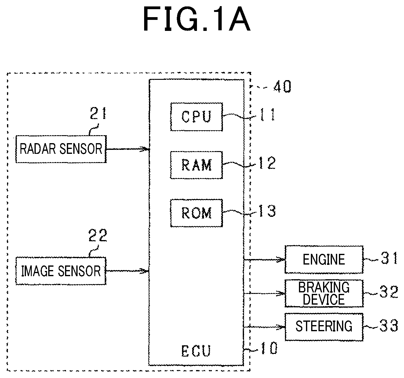 Patent US12174291 Figure 1 – Object determination apparatus