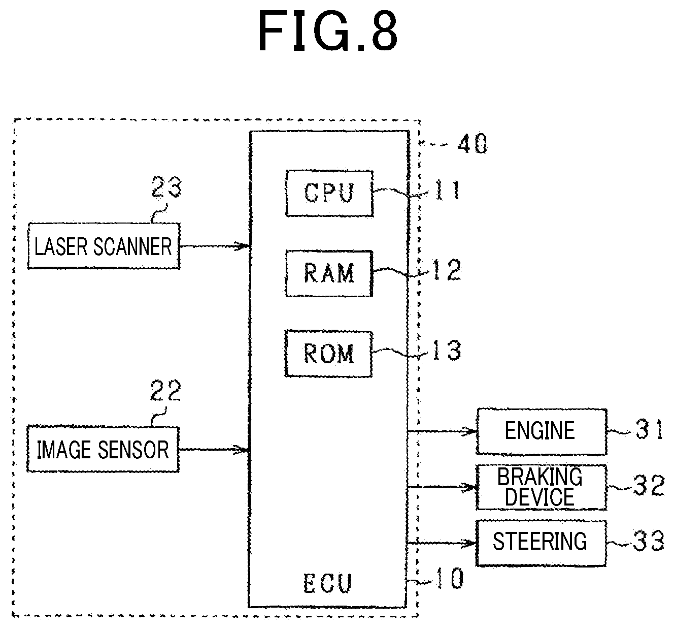 Patent US12174291 Figure 7 – Object determination apparatus