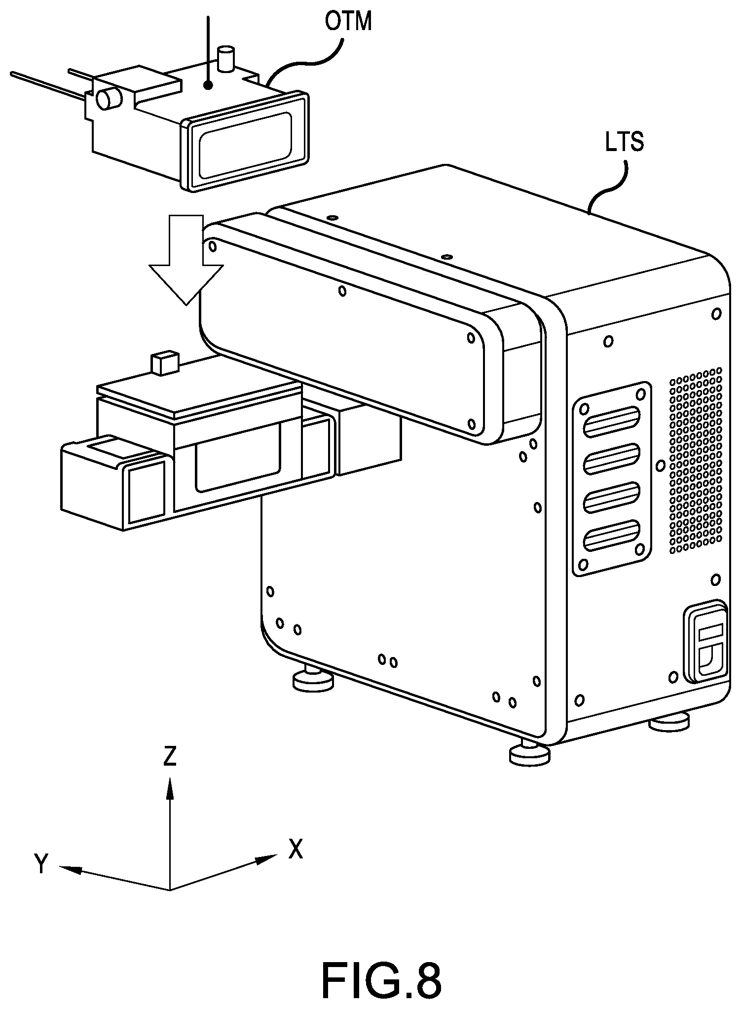 Patent US12174296 Figure 8 – Automated lidar target simulation scanning systems and methods