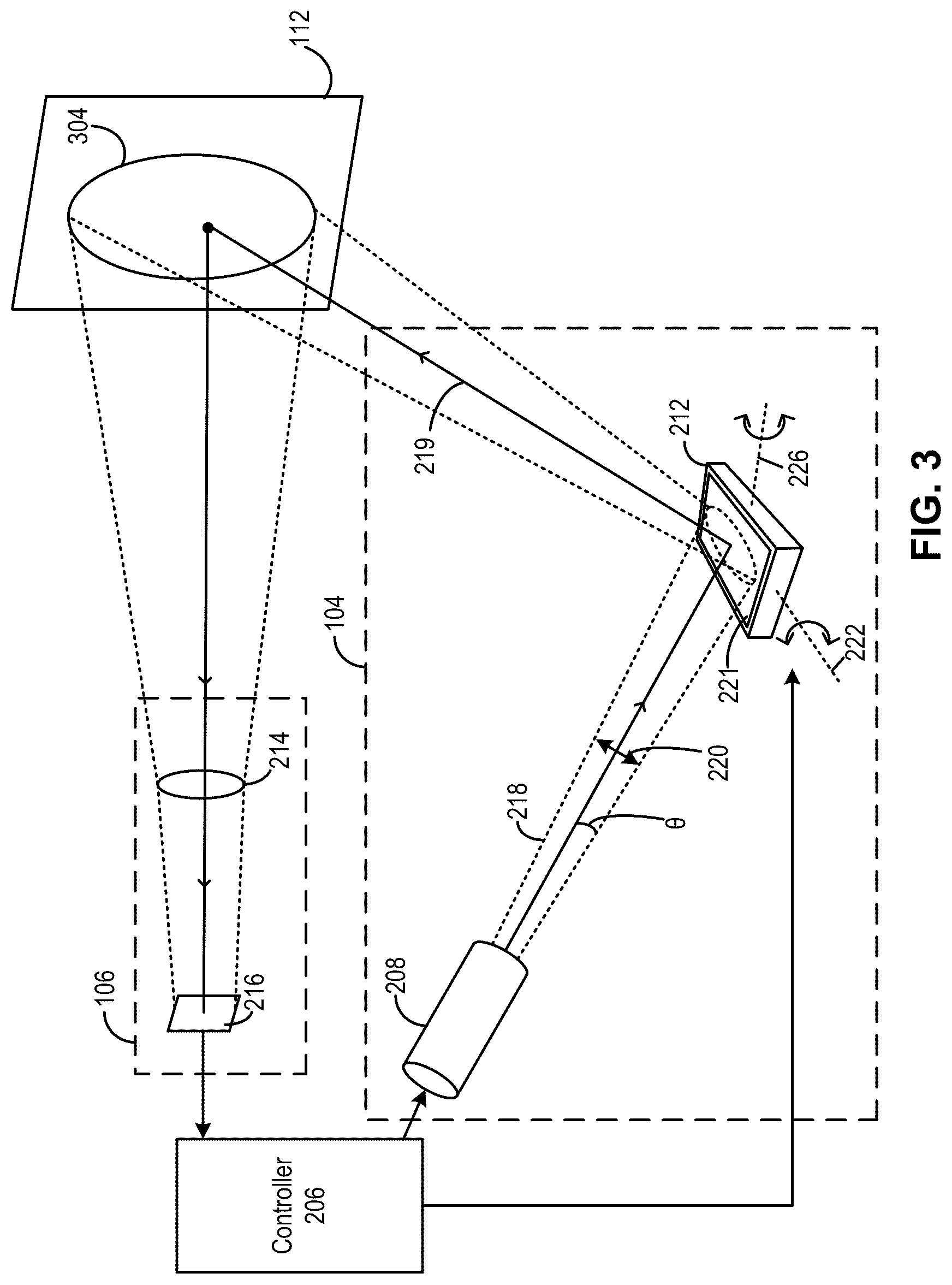 Patent US12174316 Figure 3 – High contrast grating for highly reflective mems surface for LiDAR