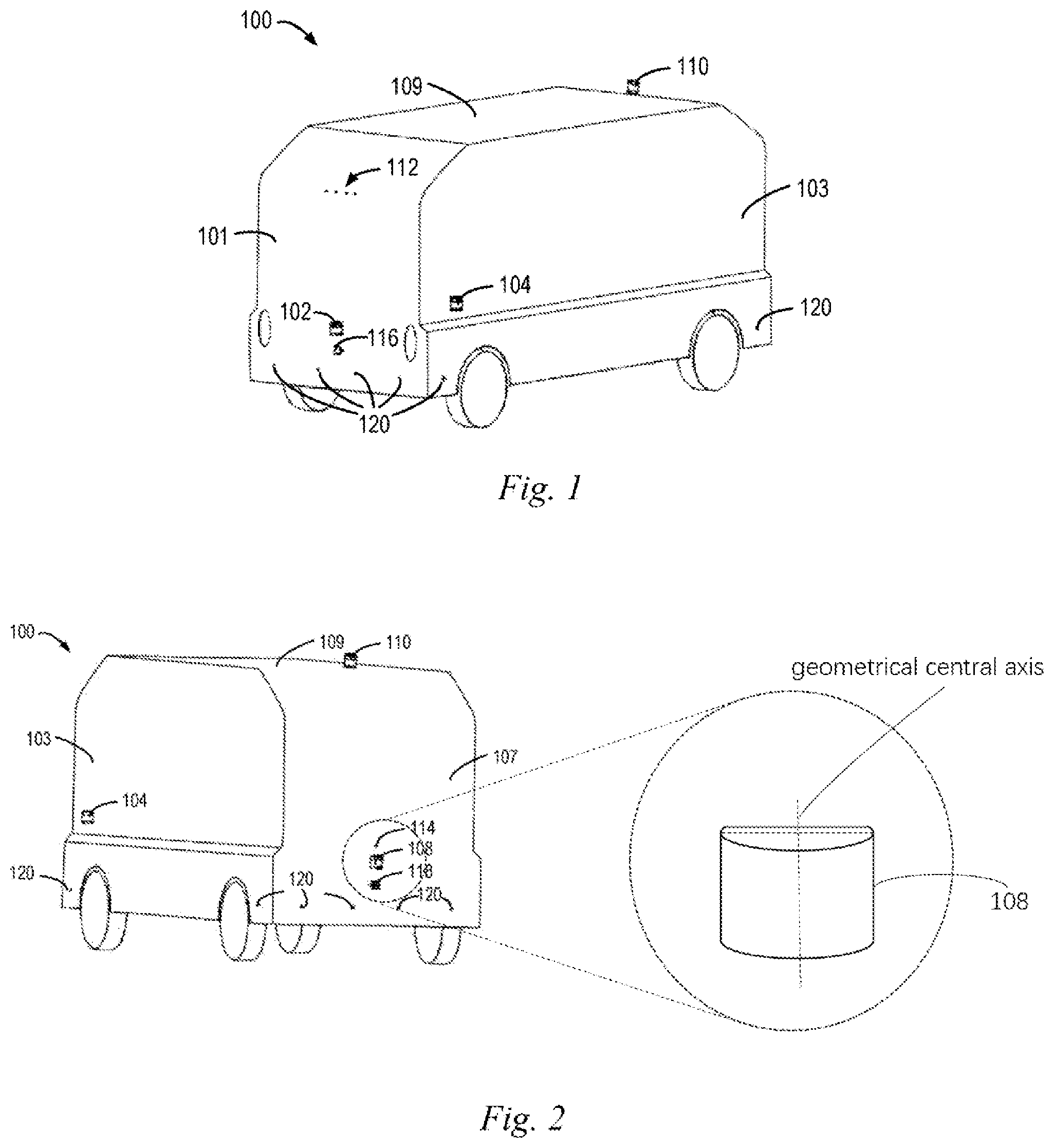 Patent US12174319 Figure 1 – Autonomous vehicle