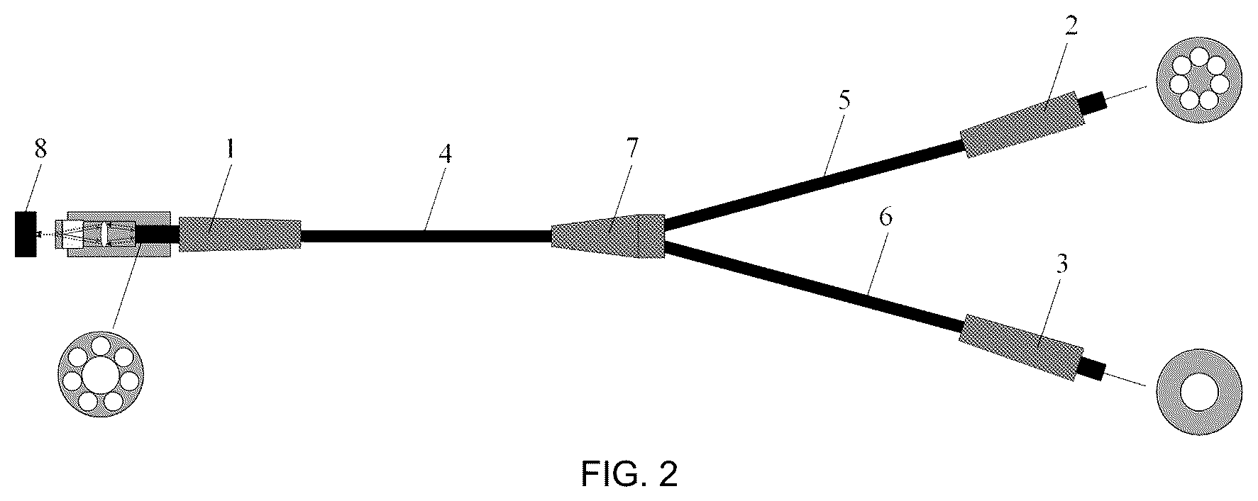 Patent US12174322 Figure 2 – F-P sensor probe, absolute distance measurement device, and absolute distance measurement method