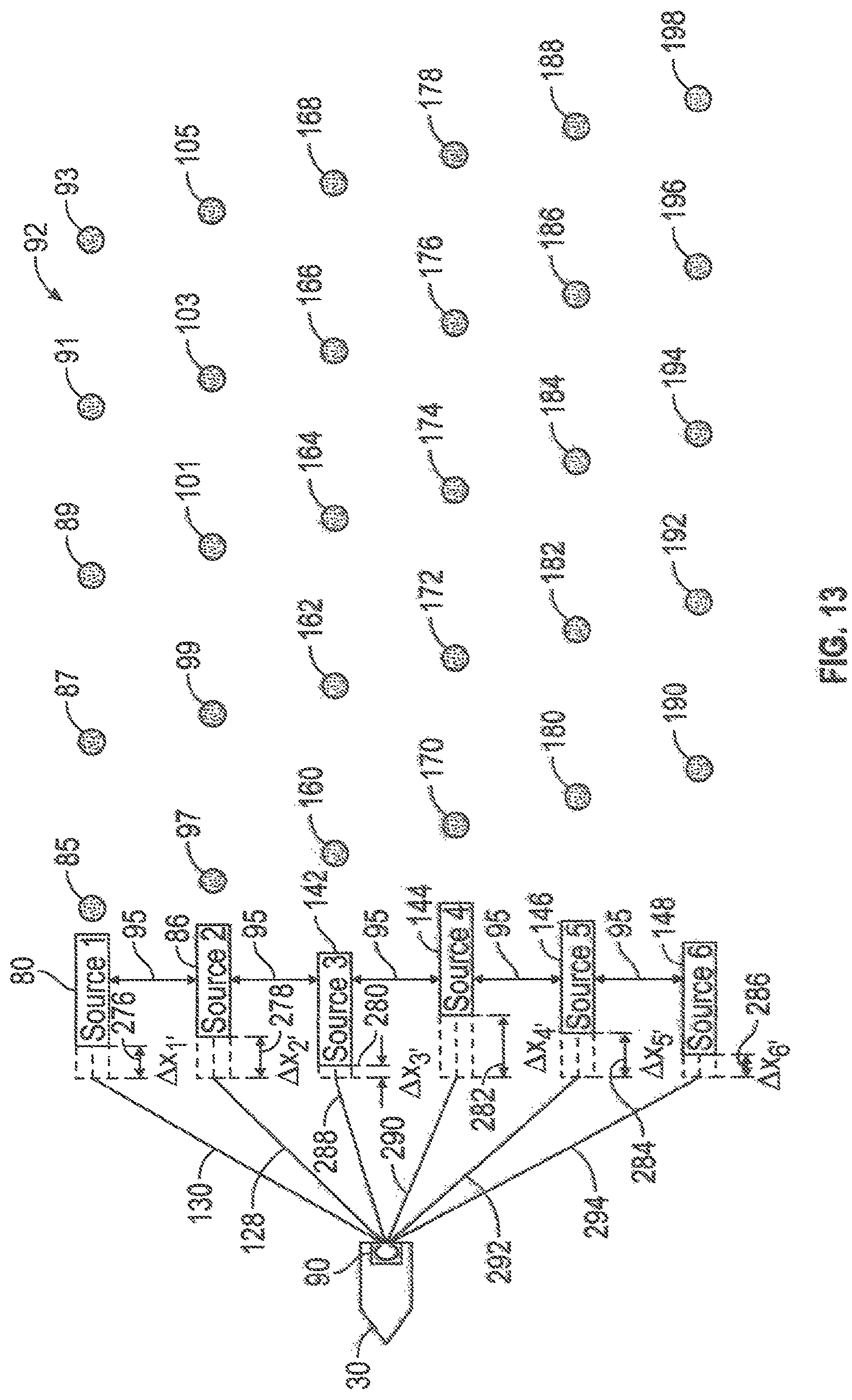 Patent US12174329 Figure 10 – Coded interleaved simultaneous source shooting
