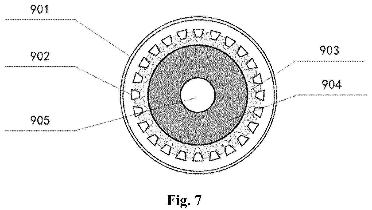 Patent US12174330 Figure 7 – Downhole electromagnetic logging instrument