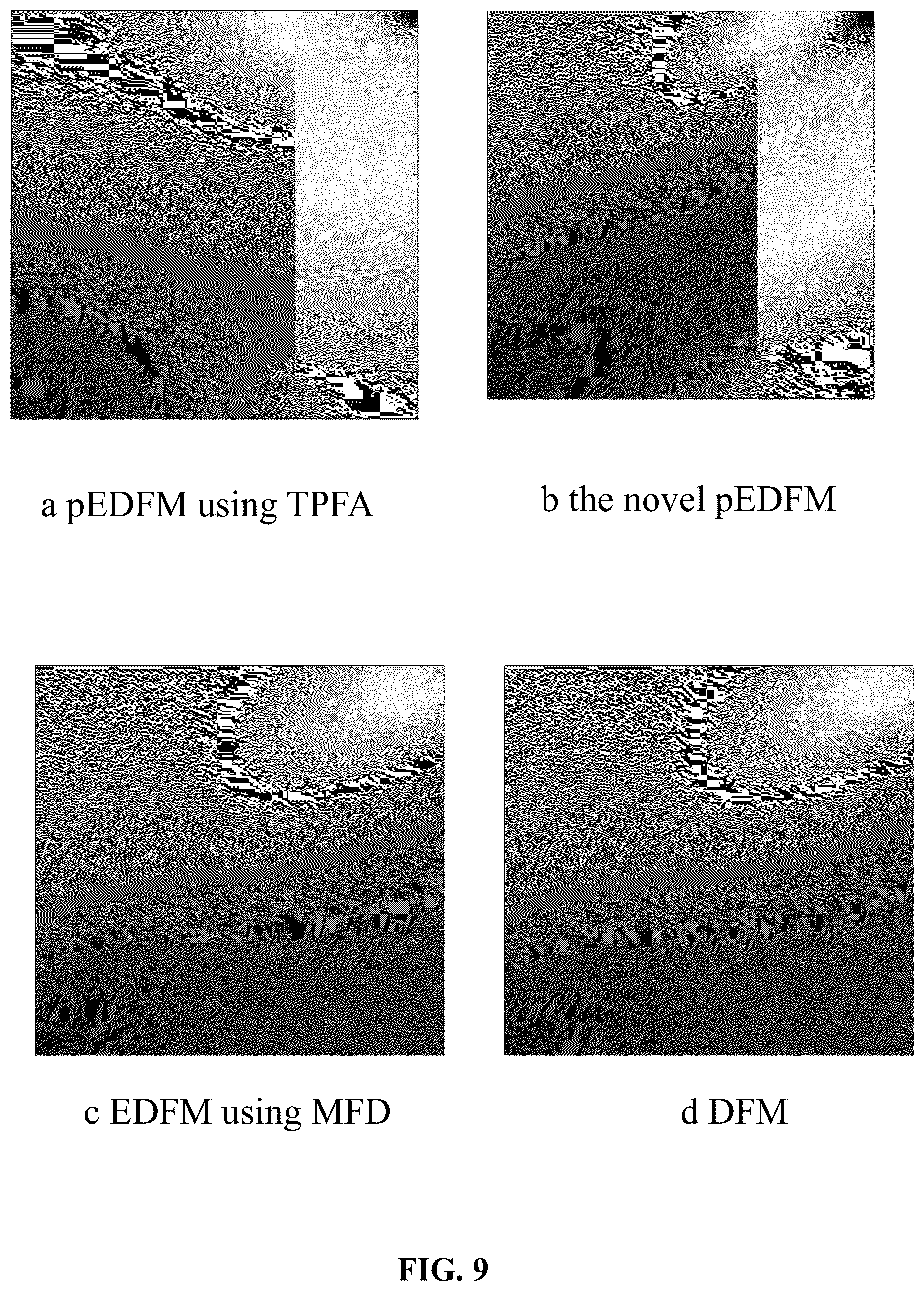 Patent US12174331 Figure 9 – Projection-based embedded discrete fracture model using hybrid of two-point flux approximation and mimetic finite difference (TPFA-MFD) method