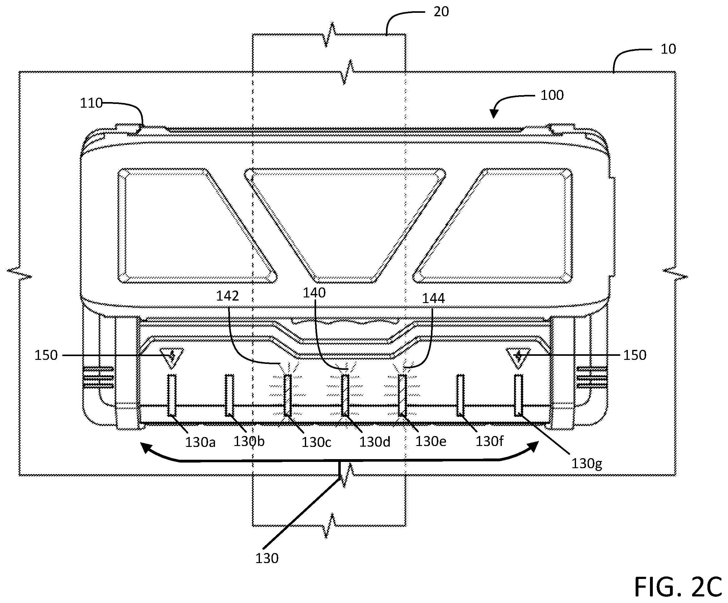 Patent US12174333 Figure 4 – Display methods, techniques, and apparatus for indicating a centerline of an obscured feature
