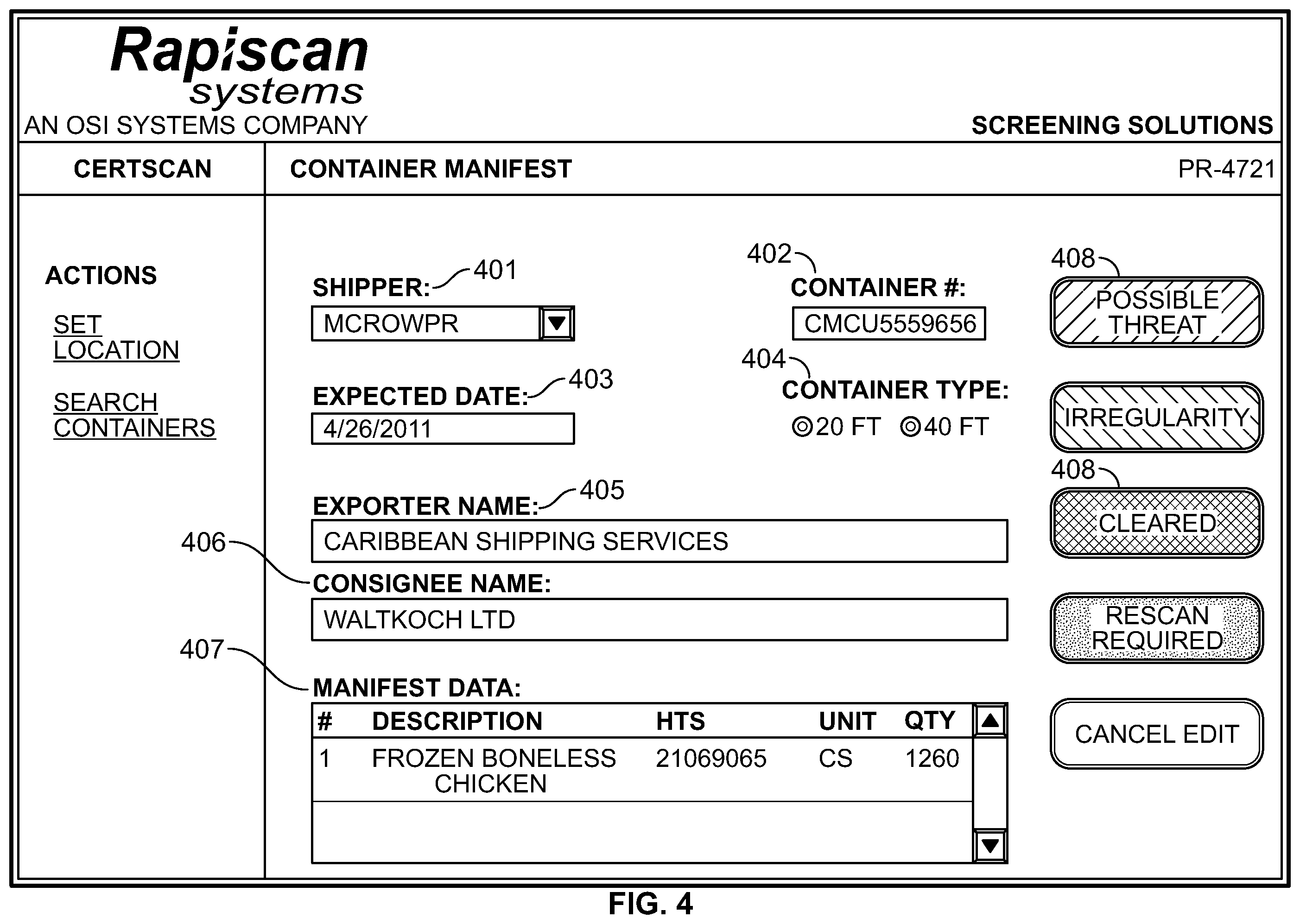Patent US12174334 Figure 4 – Distributed analysis X-ray inspection methods and systems