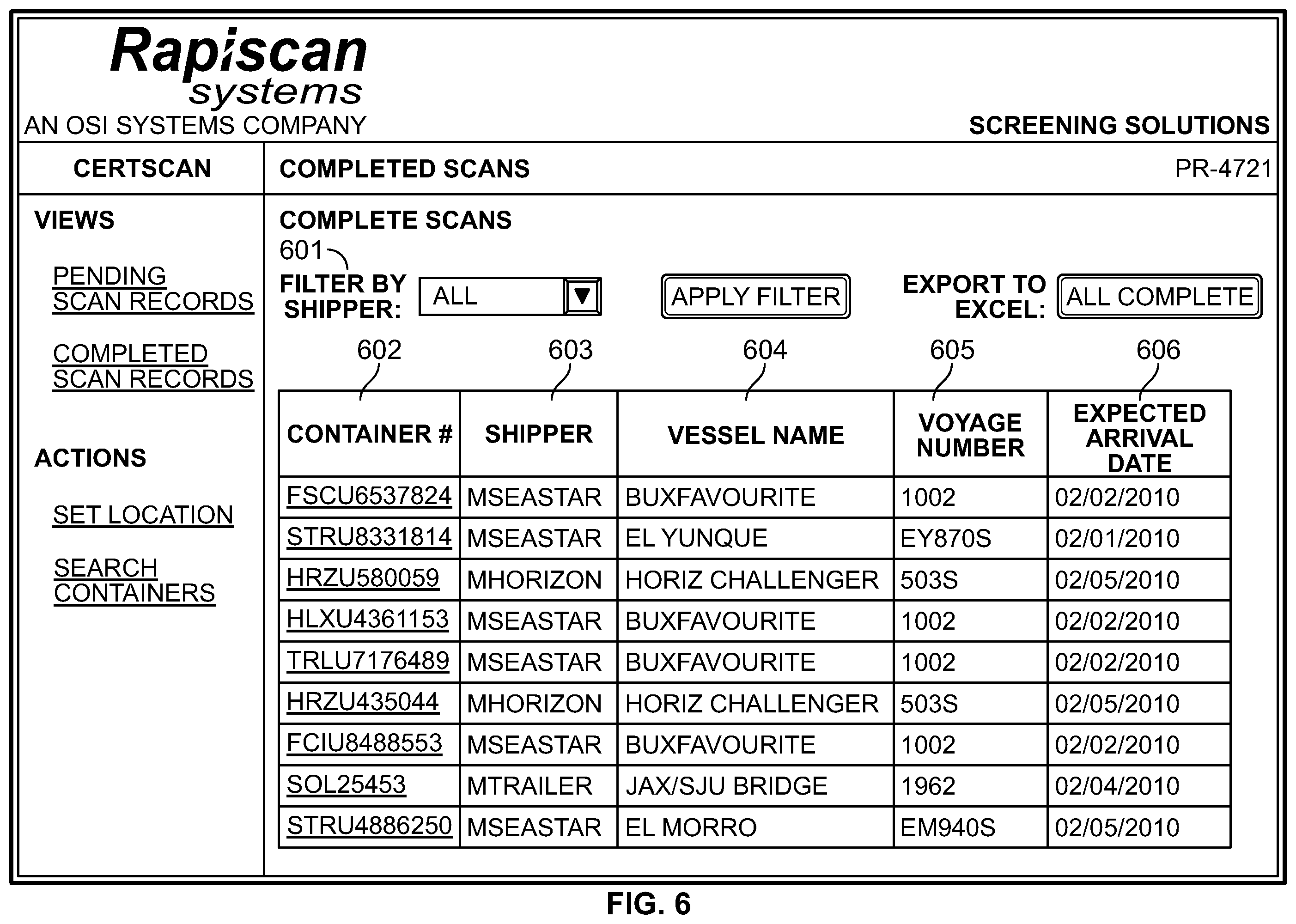 Patent US12174334 Figure 6 – Distributed analysis X-ray inspection methods and systems