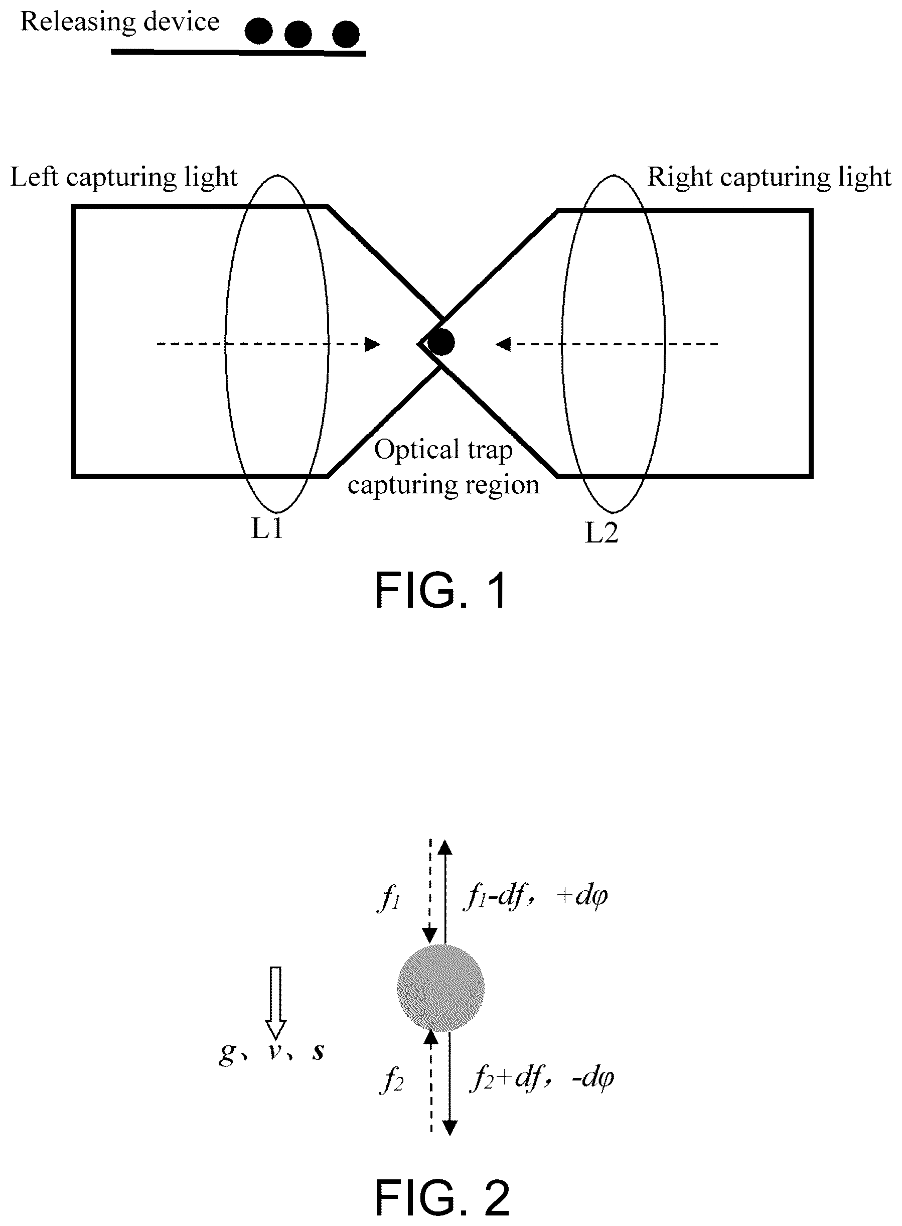 Patent US12174335 Figure 1 – Absolute gravimeter and measurement method based on vacuum optical tweezers