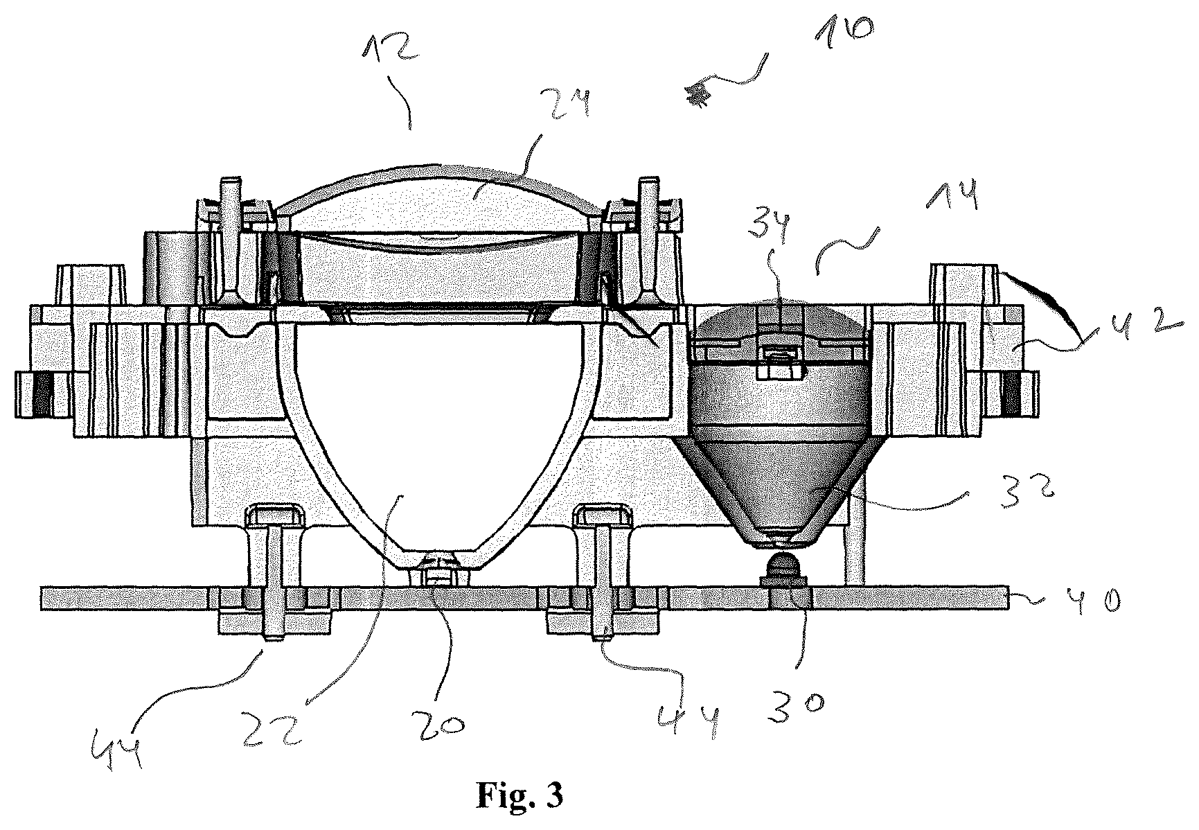 Patent US12174336 Figure 2 – Method and system for aligning emitters and receivers of a light barrier by means of visible light