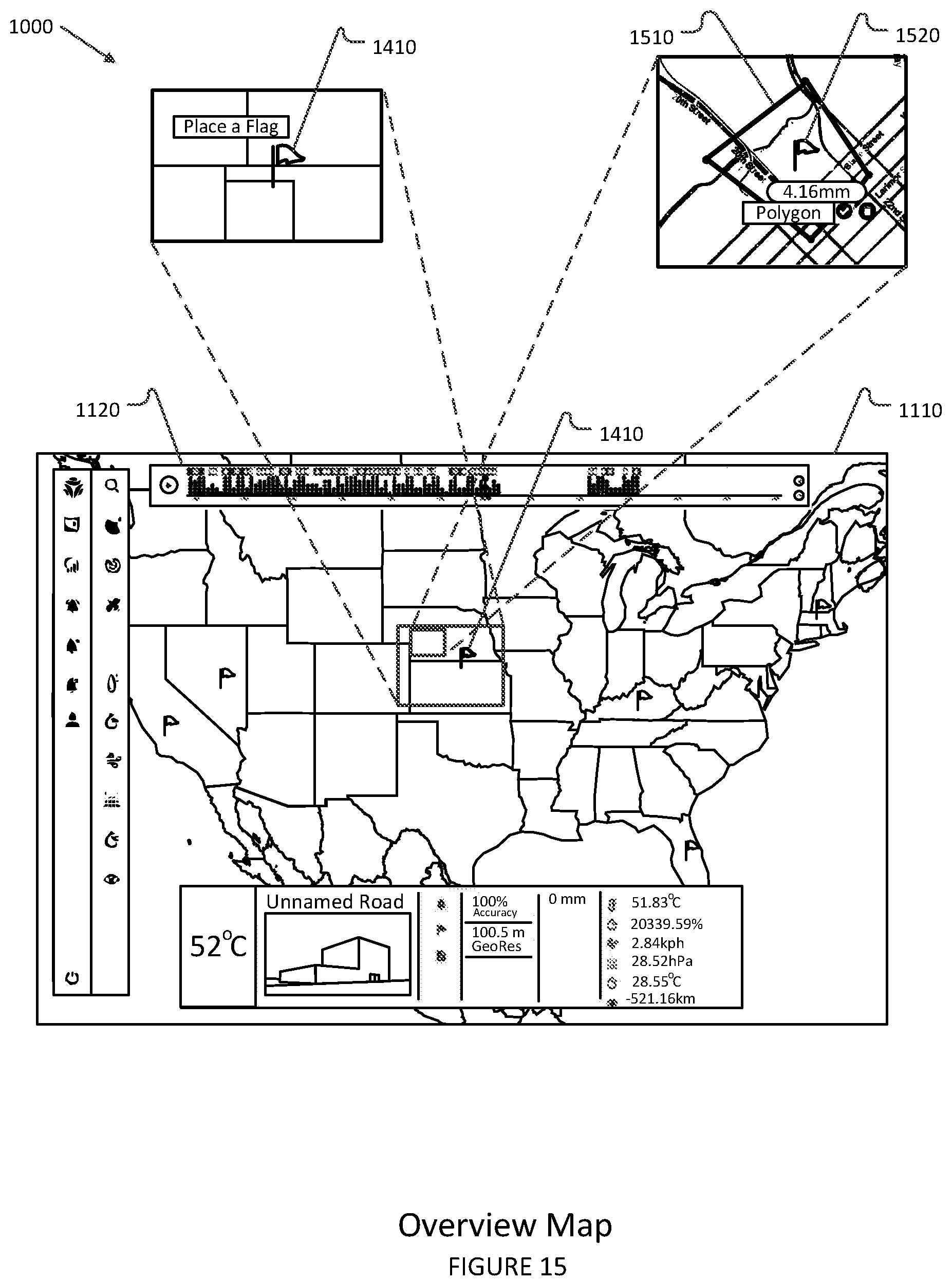 Patent US12174338 Figure 15 – Real-time weather forecasting