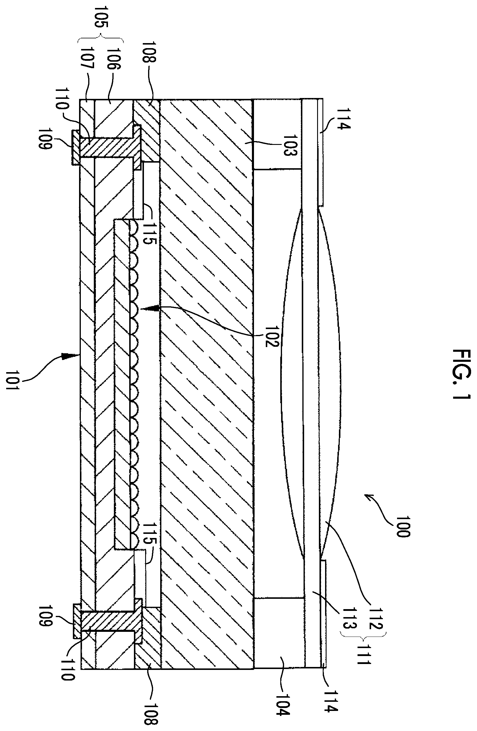 Patent US12174340 Figure 1 – Composition, light shielding film, color filter, optical element, sensor, solid-state imaging element, and headlight unit