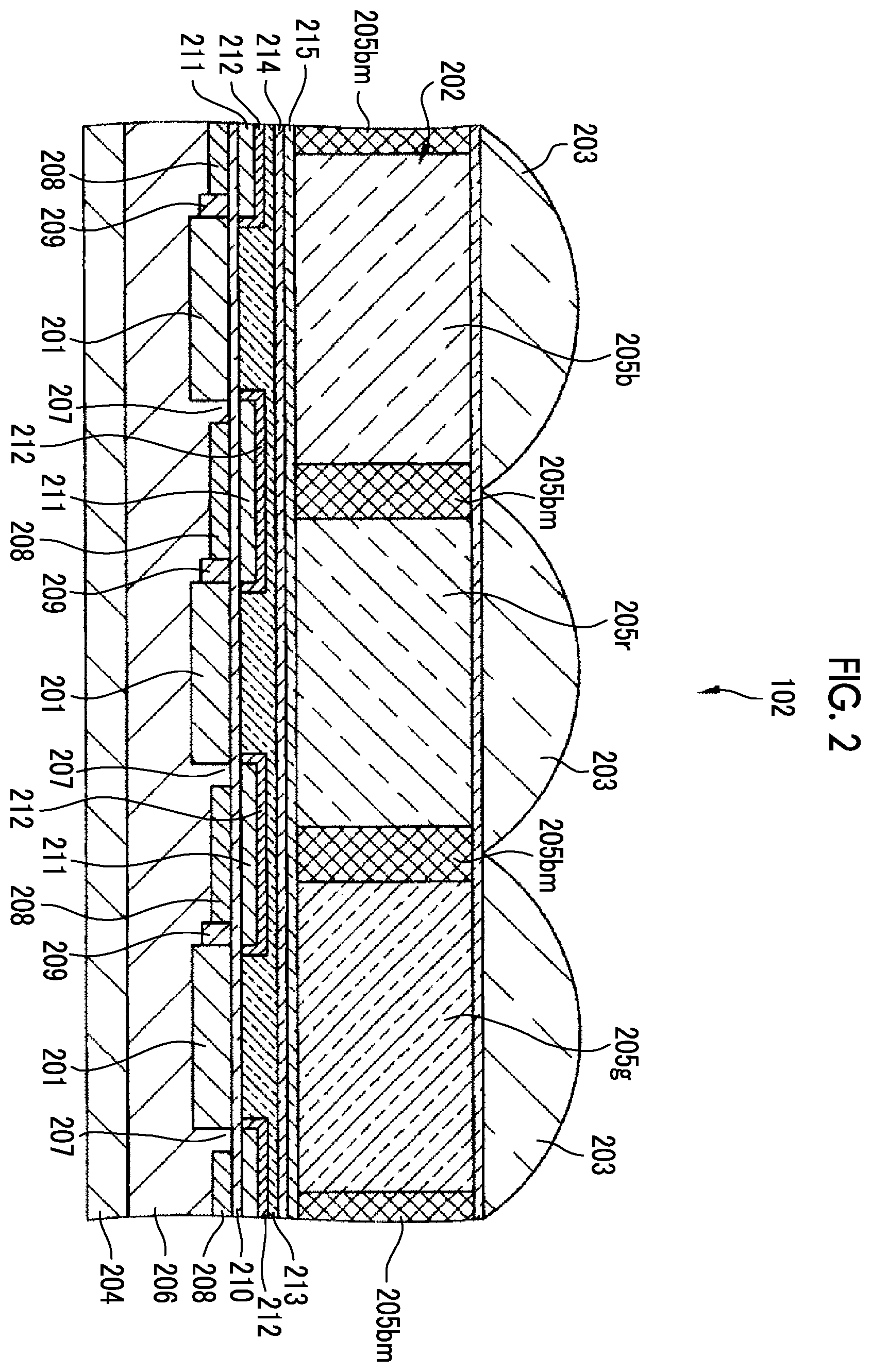 Patent US12174340 Figure 2 – Composition, light shielding film, color filter, optical element, sensor, solid-state imaging element, and headlight unit