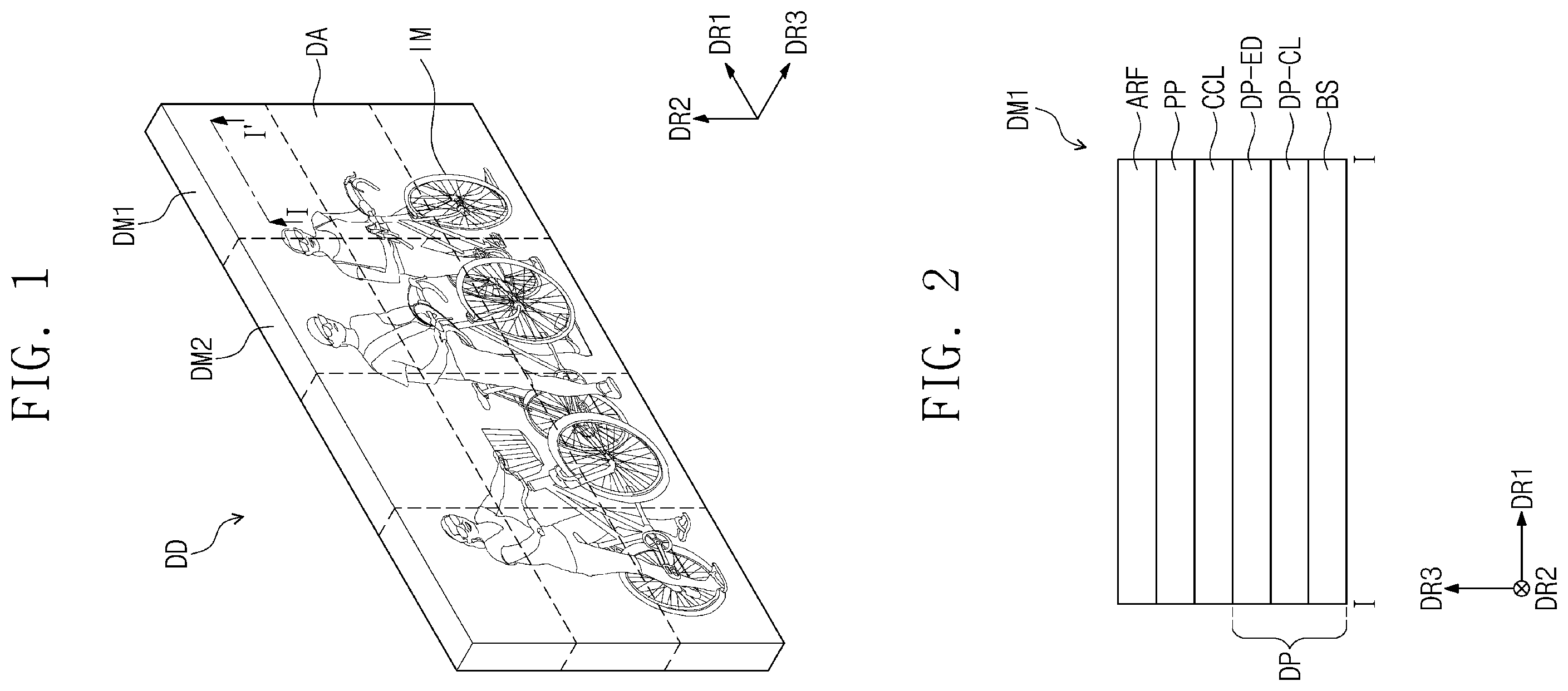 Patent US12174341 — Anti-reflective film and display device including the same — Figure 1