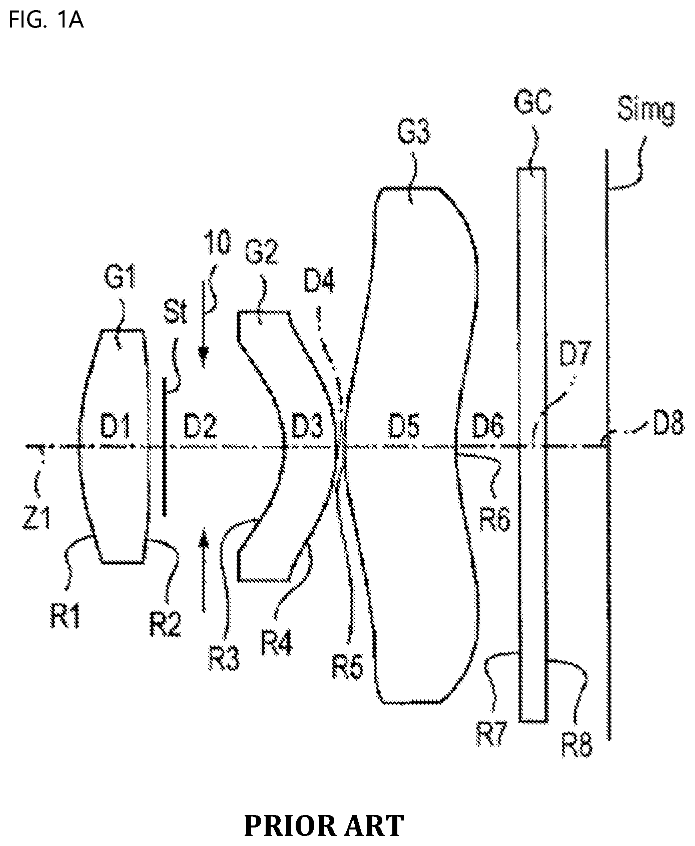 Patent US12174344 Figure 1 – Small lens system for TOF