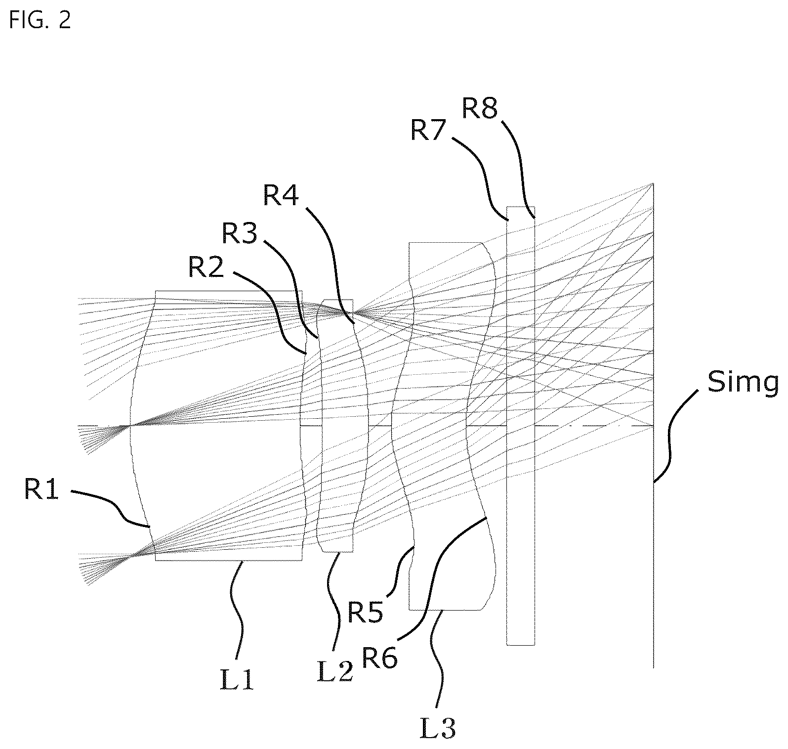 Patent US12174344 Figure 3 – Small lens system for TOF