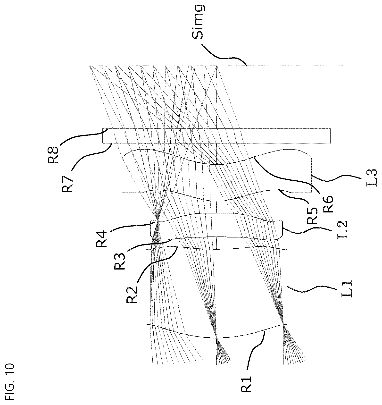Patent US12174344 Figure 11 – Small lens system for TOF