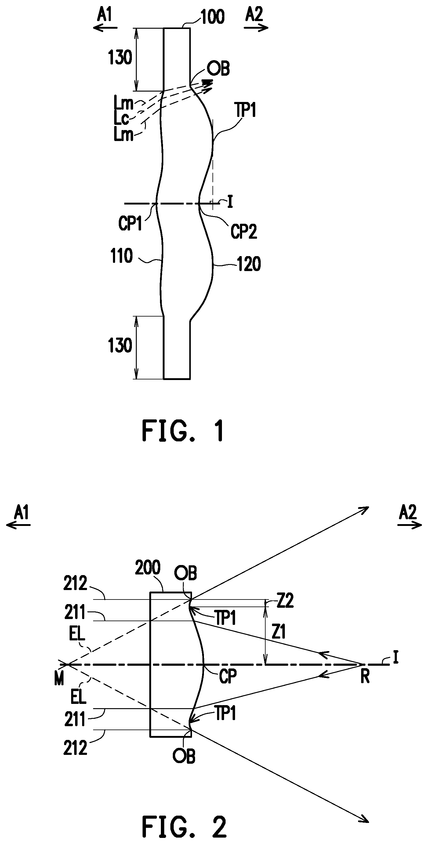 Patent US12174346 Figure 1 – Optical imaging lens