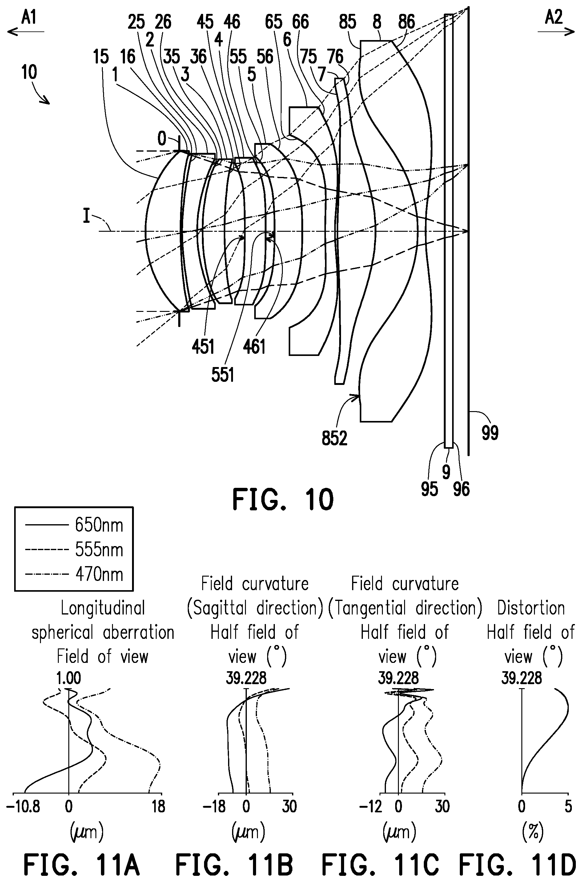 Patent US12174346 Figure 6 – Optical imaging lens