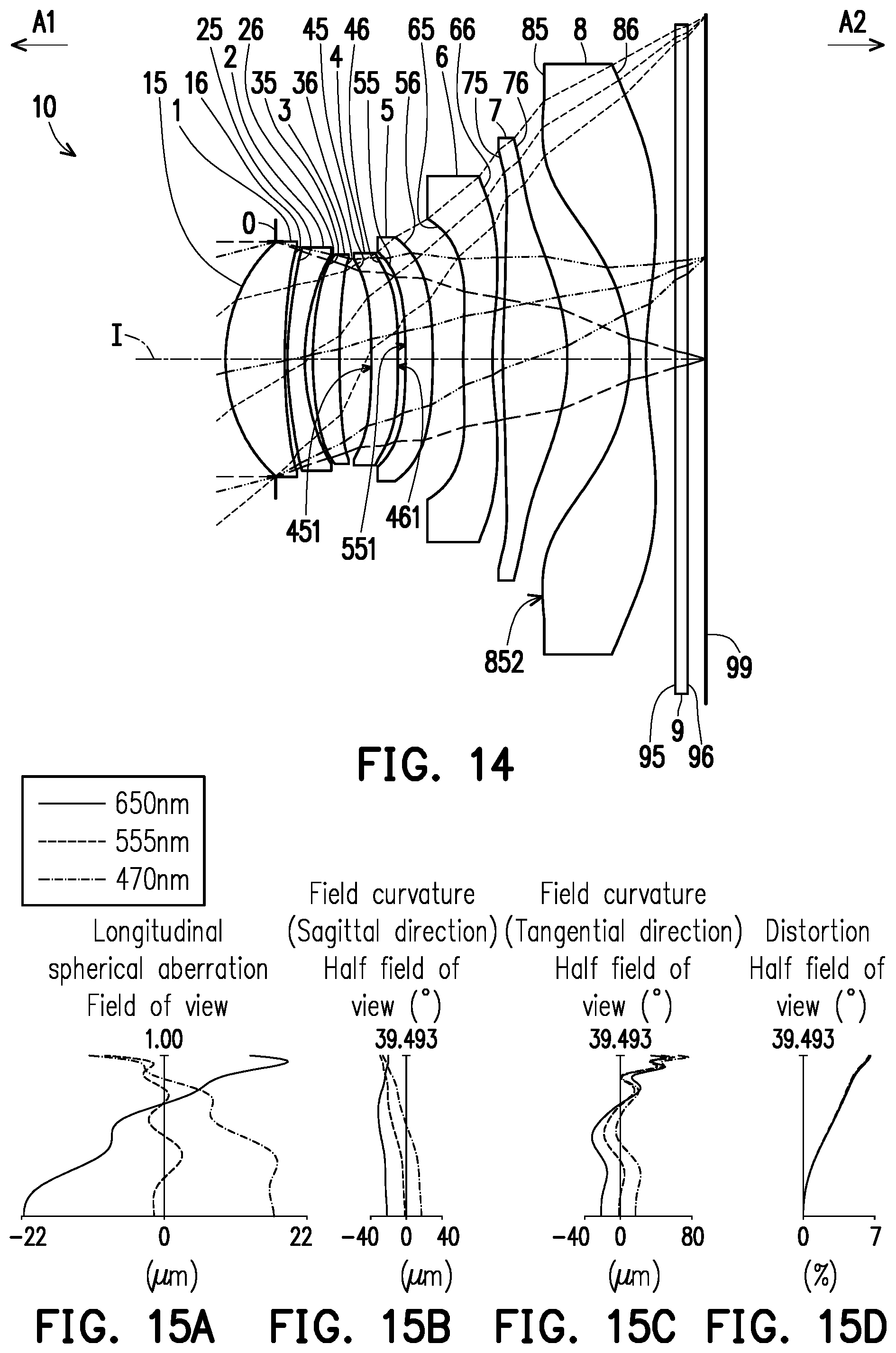 Patent US12174346 Figure 9 – Optical imaging lens