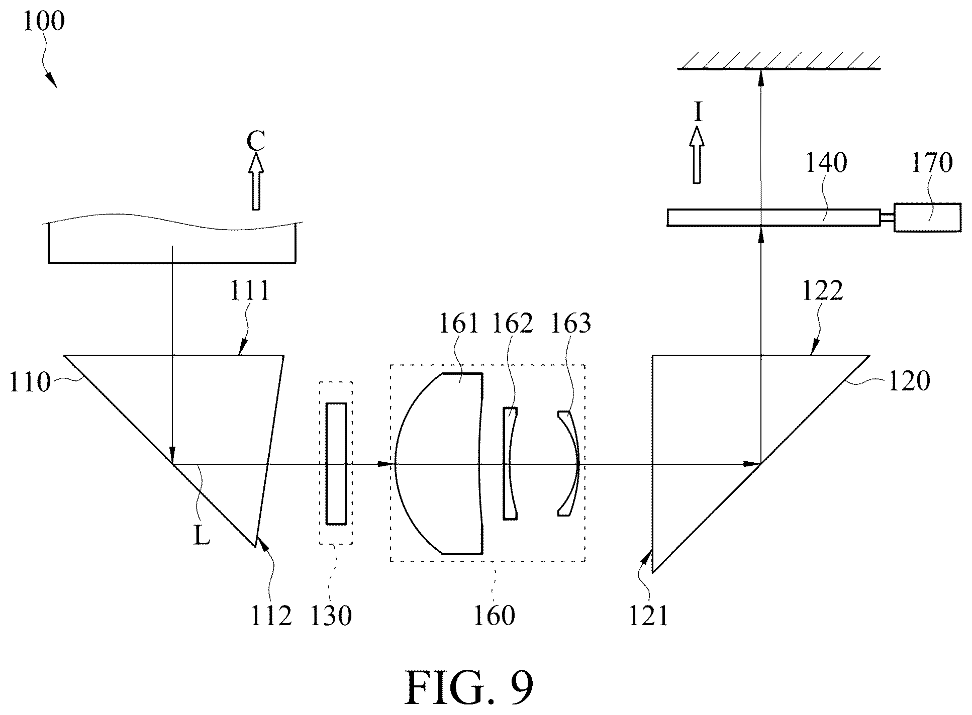 Patent US12174354 Figure 12 – Light path changing device