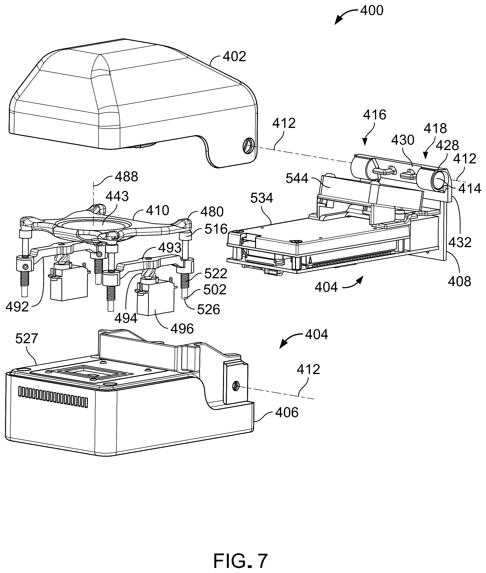 Patent US12174358 Figure 7 – Portable imaging device