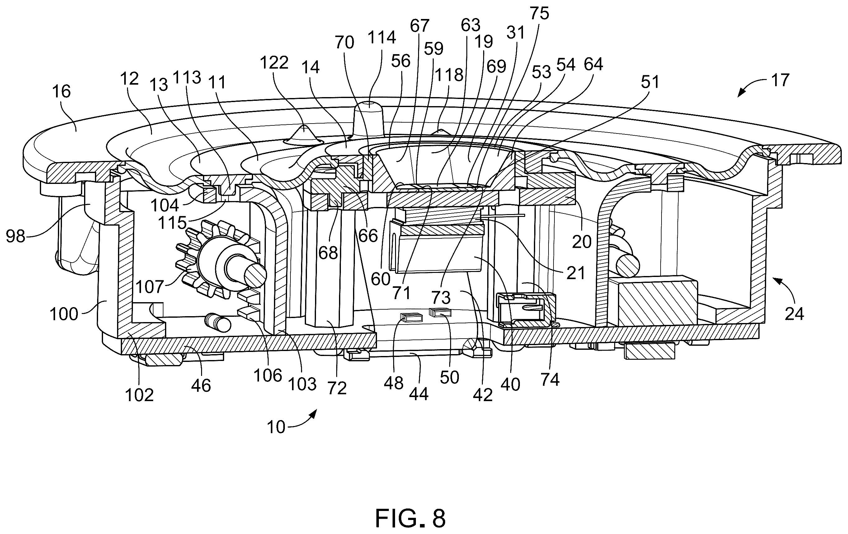 Patent US12174358 Figure 8 – Portable imaging device
