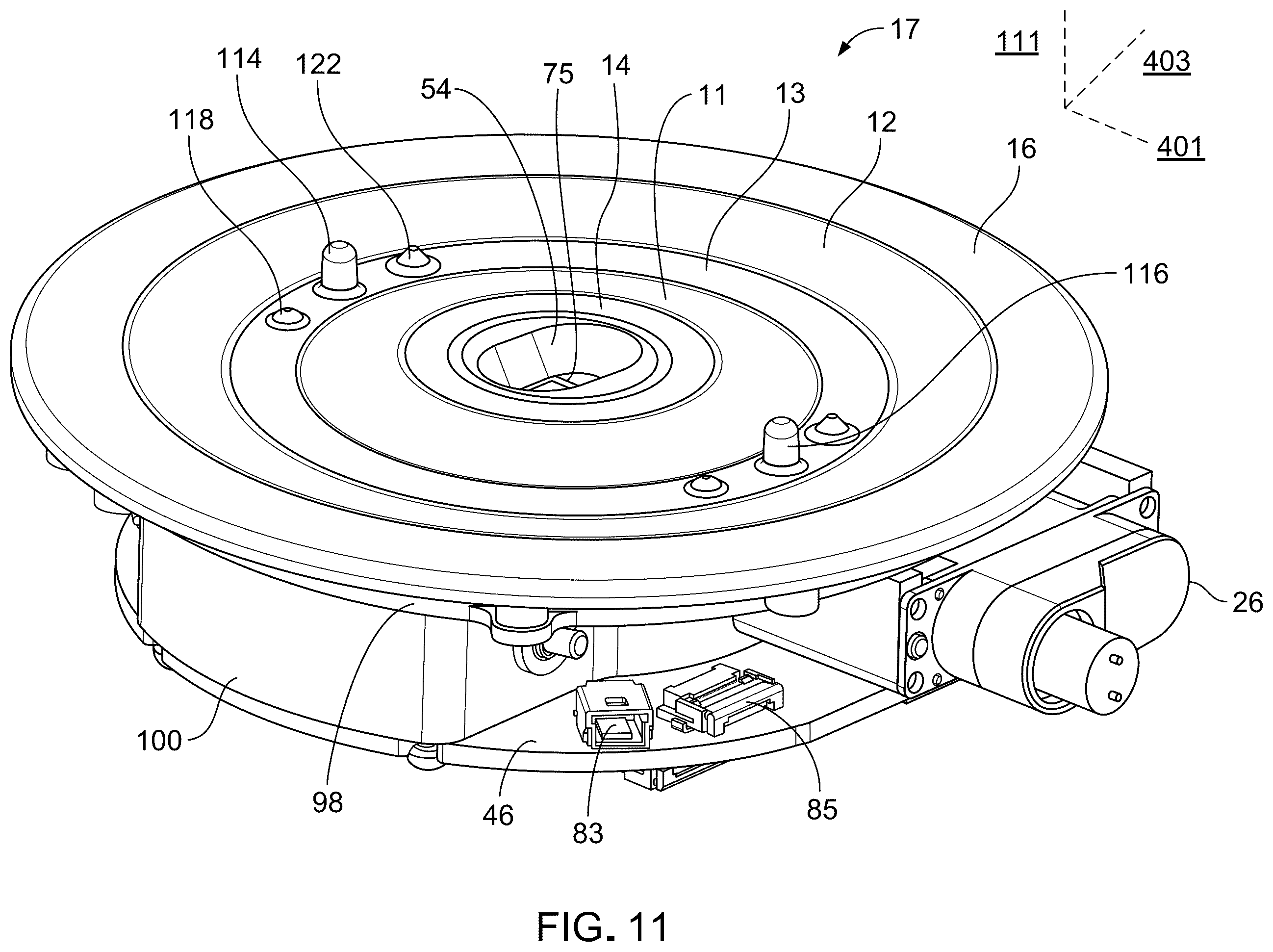 Patent US12174358 Figure 11 – Portable imaging device