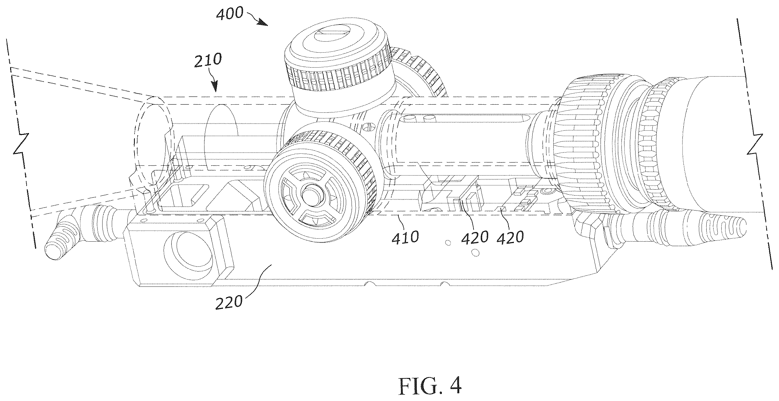 Patent US12174363 Figure 7 – Viewing optic with an integrated display system