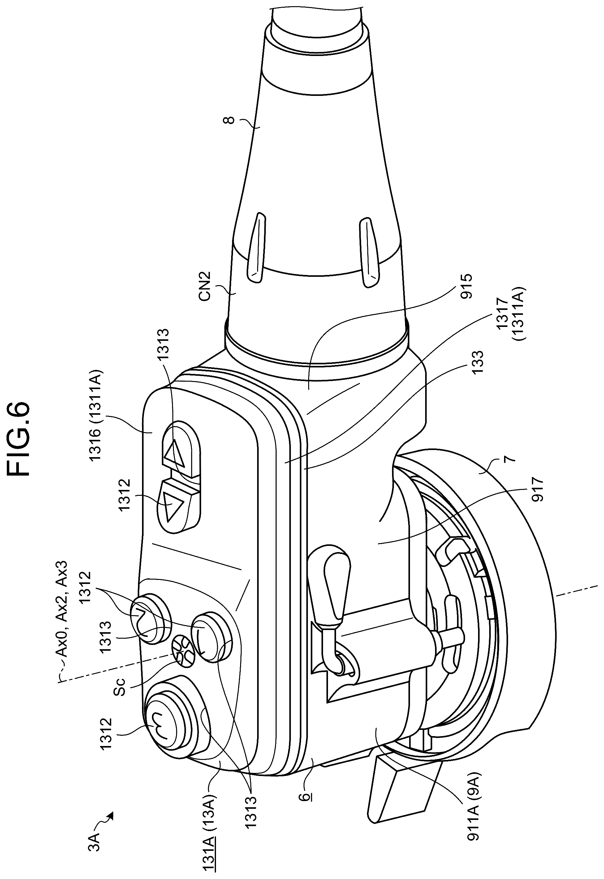 Patent US12174365 Figure 6 – Imaging apparatus for endoscope and imaging system